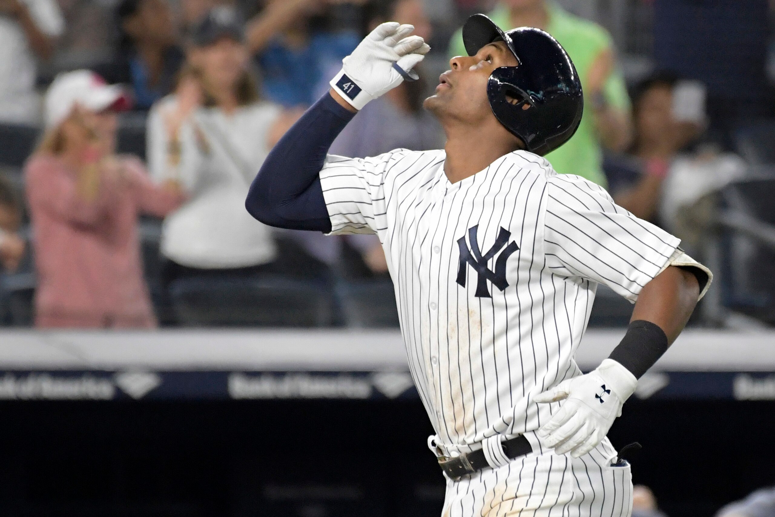 Miguel Andujar pitched in 27 home runs.