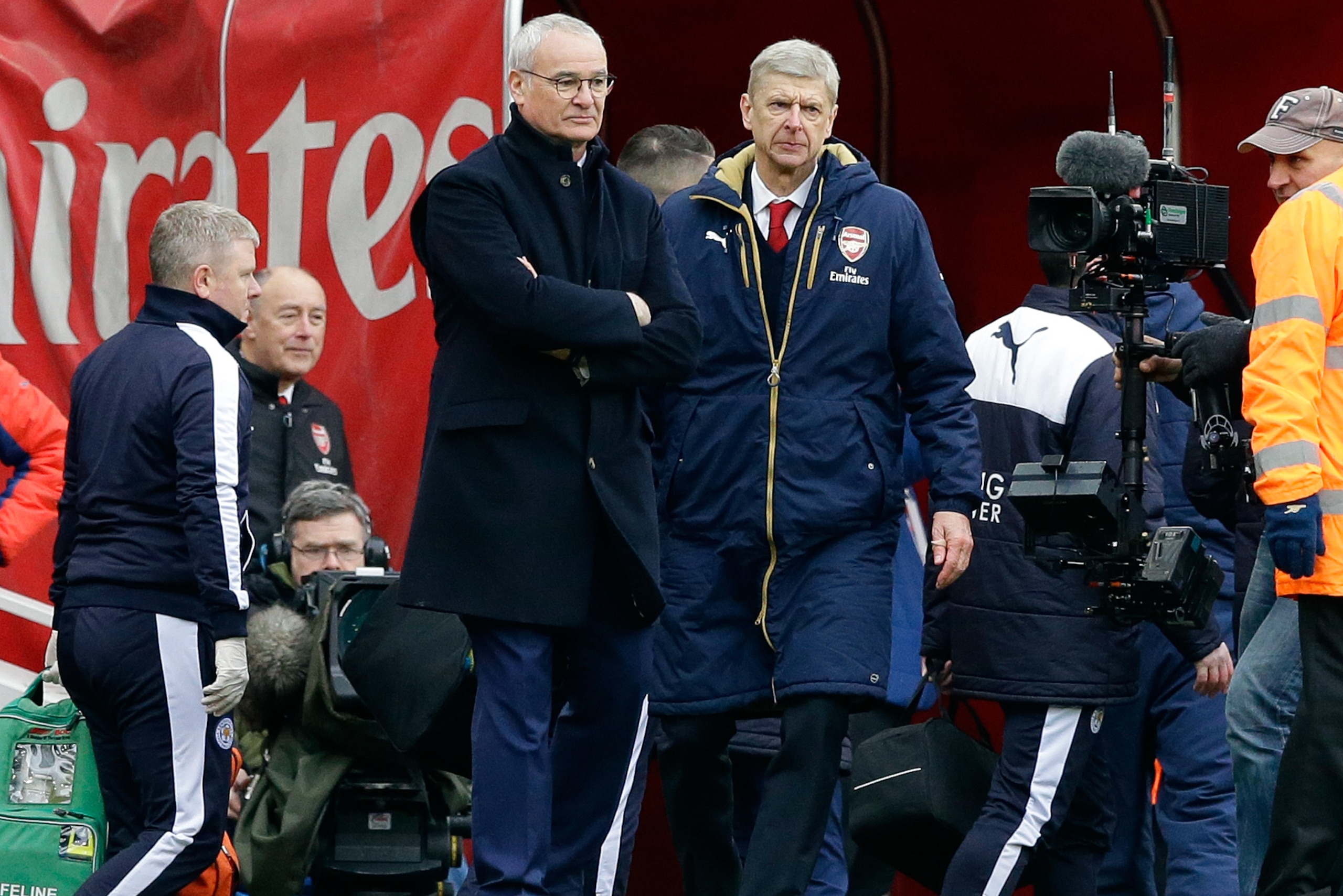 Fulham were unable to convince Wenger (R) before turning to former Leicester City boss Ranieri. Fulham were unable to convince Wenger (R) before turning to former Leicester City boss Ranieri.