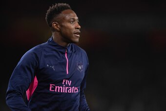 LONDON, ENGLAND - NOVEMBER 08: Danny Welbeck of Arsenal looks on  during the UEFA Europa League Group E match between Arsenal and Sporting CP at Emirates Stadium on November 8, 2018 in London, United Kingdom. (Photo by TF-Images/Getty Images)