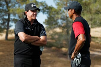Mickelson never broke out the smack talk he promised, but he didn't need it.