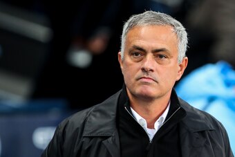 MANCHESTER, ENGLAND - NOVEMBER 11: Jose Mourinho the head coach / manager of Manchester United during the Premier League match between Manchester City and Manchester United at Etihad Stadium on November 11, 2018 in Manchester, United Kingdom. (Photo by Ro