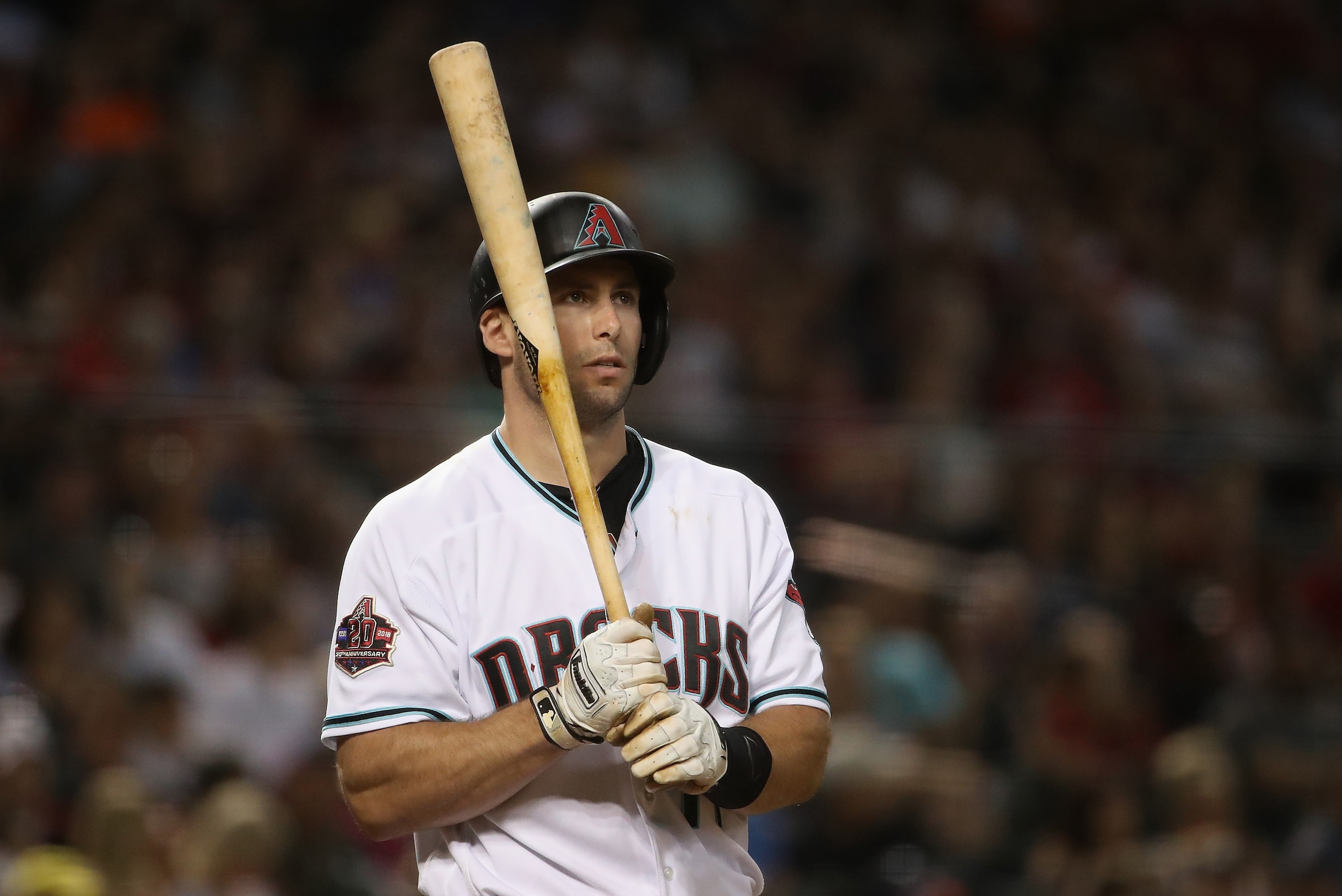 PHOENIX, AZ - JUNE 29: Paul Goldschmidt #44 of the Arizona Diamondbacks bats against the San Francisco Giants during the MLB game at Chase Field on June 29, 2018 in Phoenix, Arizona. (Photo by Christian Petersen/Getty Images) PHOENIX, AZ - JUNE 29: Paul Goldschmidt #44 of the Arizona Diamondbacks bats against the San Francisco Giants during the MLB game at Chase Field on June 29, 2018 in Phoenix, Arizona. (Photo by Christian Petersen/Getty Images)