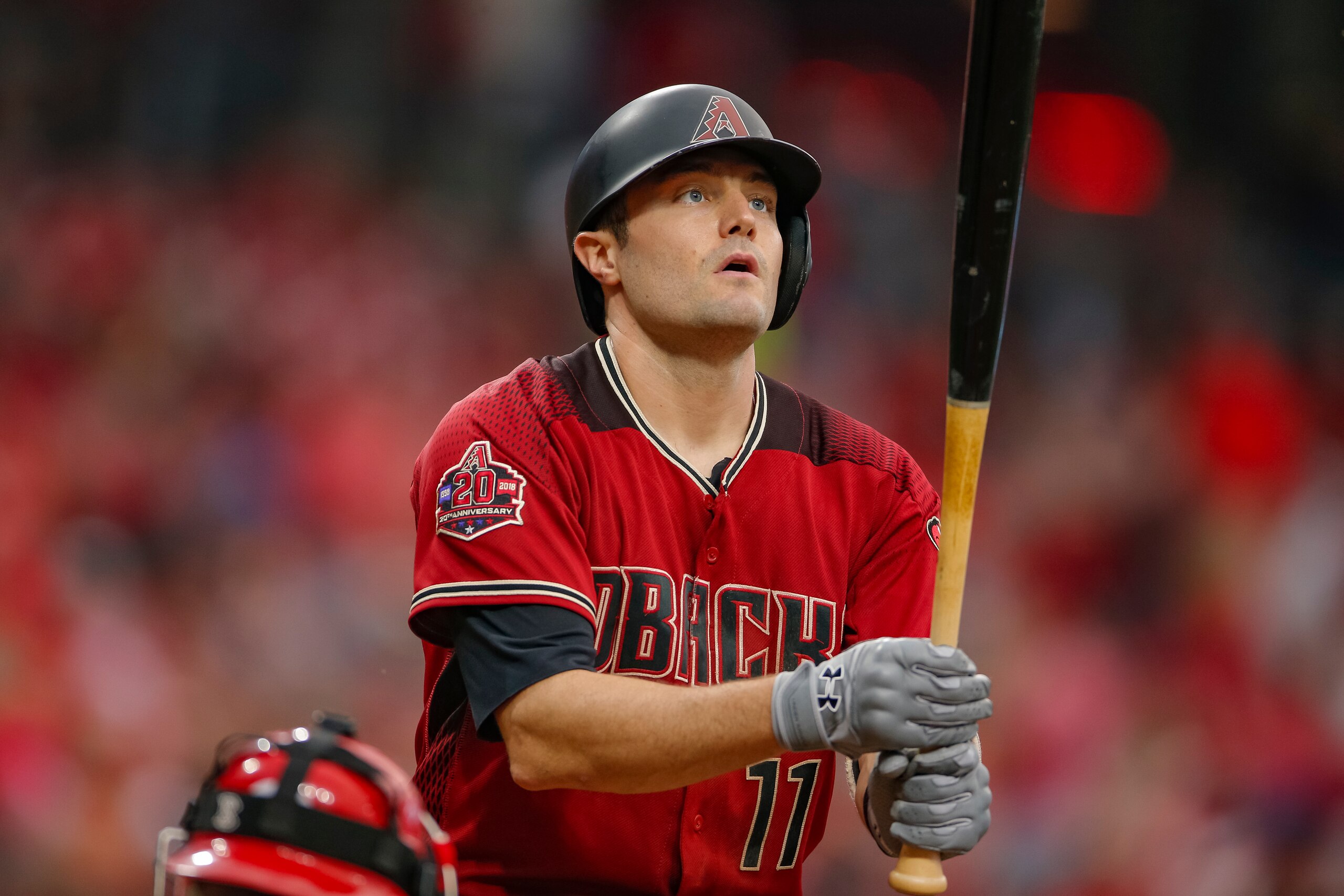 CINCINNATI, OH - AUGUST 11: A.J. Pollock #11 of the Arizona Diamondbacks is seen during the game against the Cincinnati Reds at Great American Ball Park on August 11, 2018 in Cincinnati, Ohio. (Photo by Michael Hickey/Getty Images)