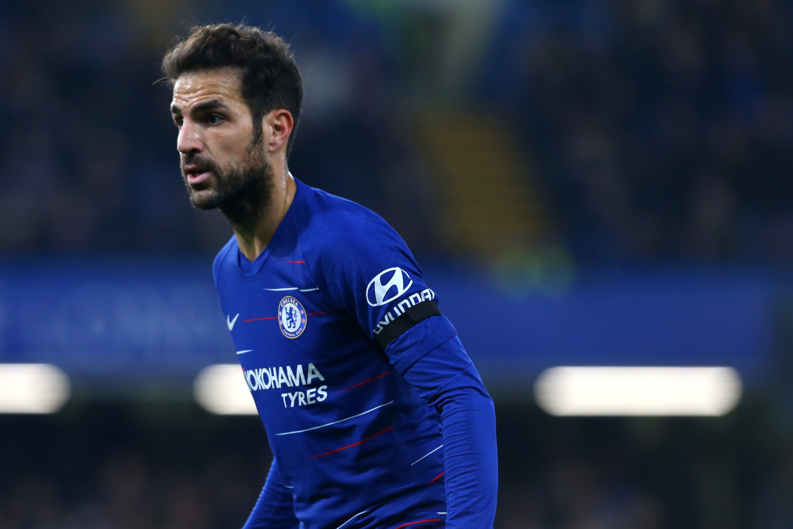 LONDON, ENGLAND - NOVEMBER 04: Cesc Fabregas of Chelsea FC in action during the Premier League match between Chelsea FC and Crystal Palace at Stamford Bridge on November 04, 2018 in London, United Kingdom. (Photo by Chloe Knott - Danehouse/Getty Images)