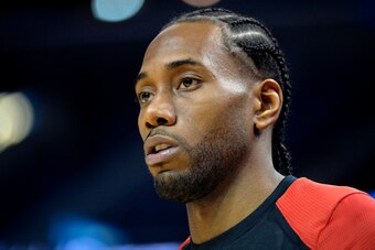 Former Spurs star Kawhi Leonard.