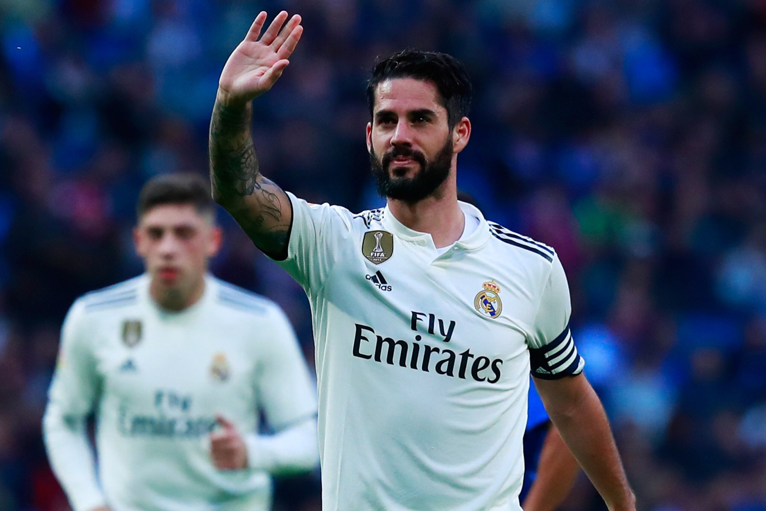 MADRID, SPAIN - DECEMBER 06:  Isco of Real Madrid celebrates after scoring his team's fourth goal during the Copa del Rey fourth round match between Real Madrid and Melilla at Estadio Bernabeu on December 6, 2018 in Madrid, Spain.  (Photo by Gonzalo Arroy