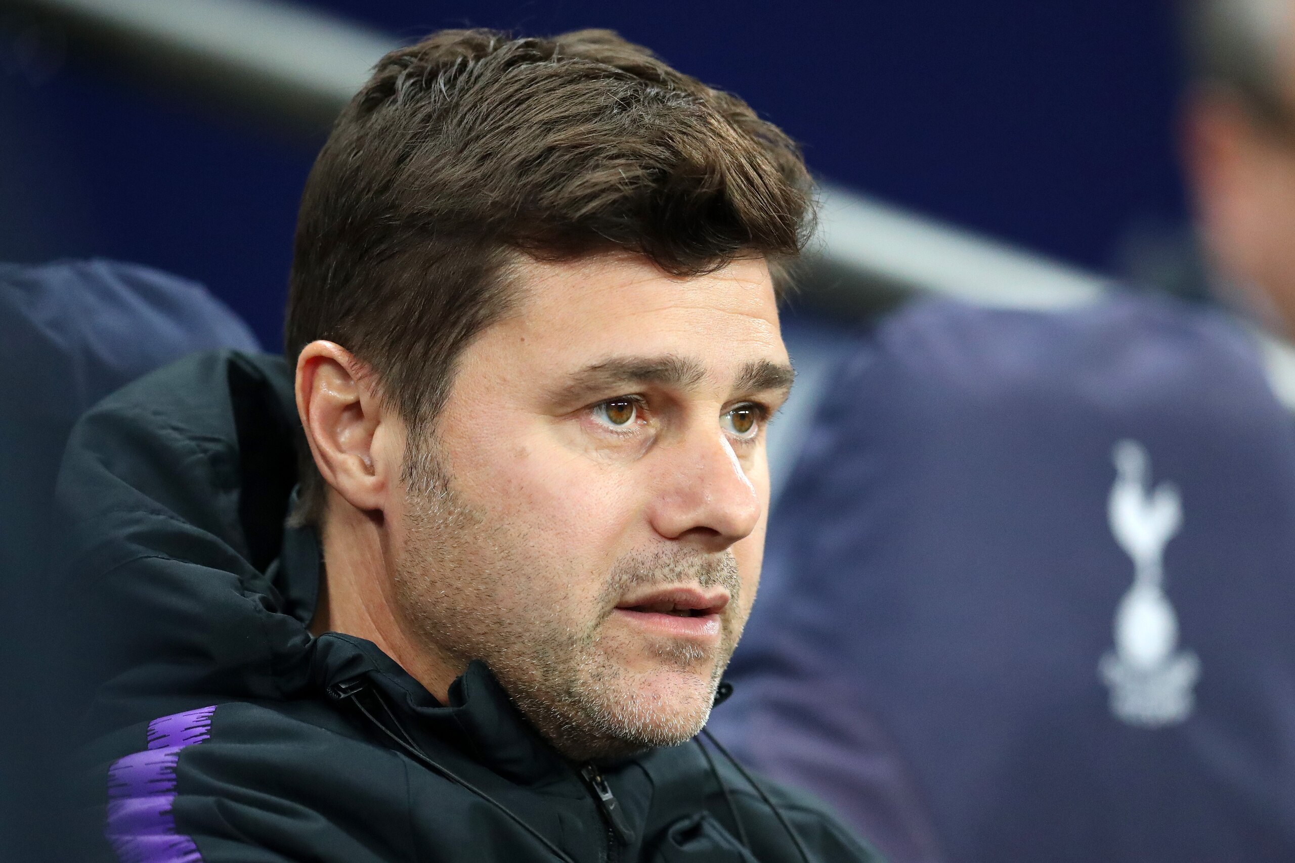 LONDON, ENGLAND - DECEMBER 05:  Mauricio Pochettino, Manager of Tottenham Hotspur looks on prior to the Premier League match between Tottenham Hotspur and Southampton FC at Wembley Stadium on December 5, 2018 in London, United Kingdom.  (Photo by Catherin