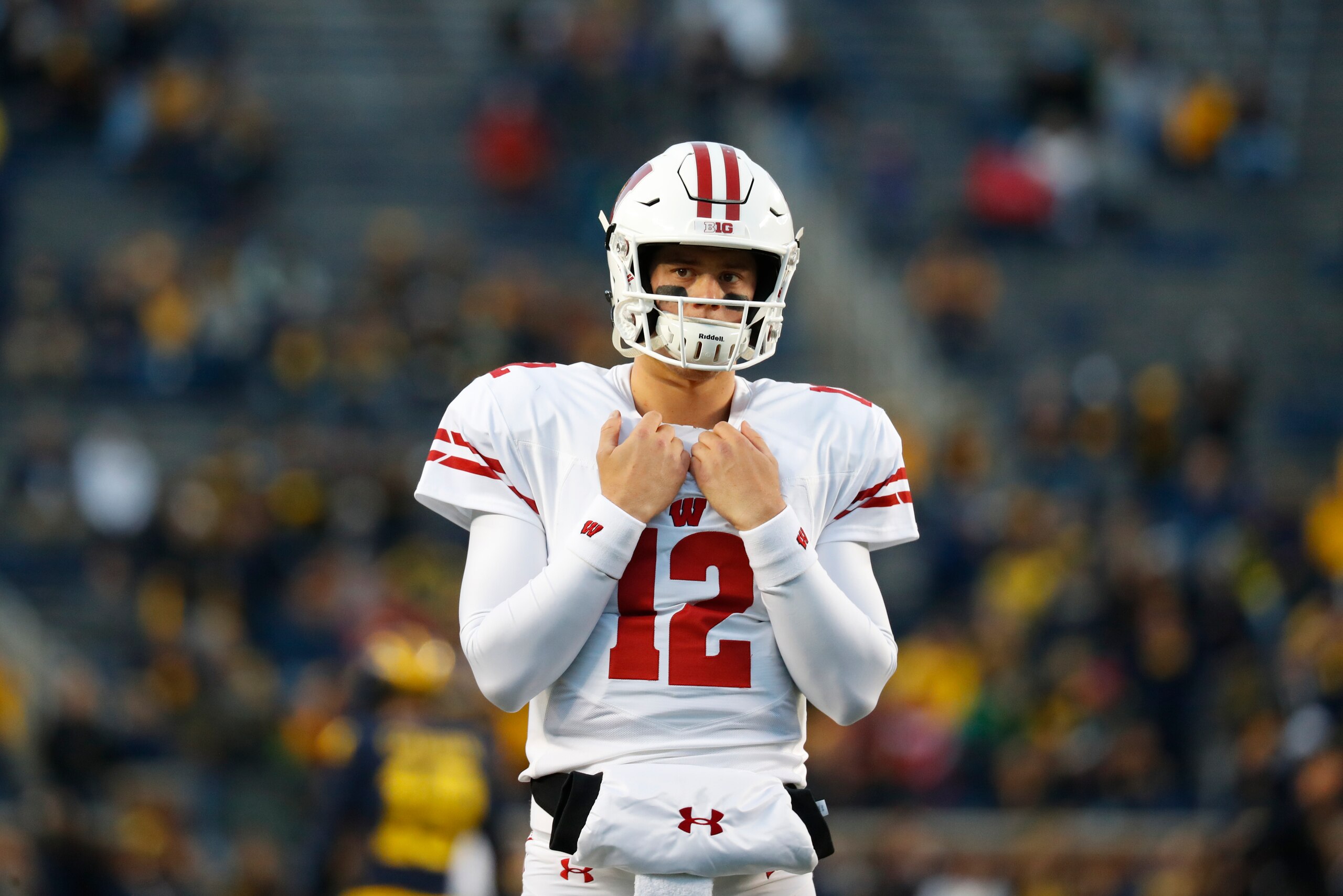 Hornibrook has started since he was a redshirt freshman, but his job isn't secure for 2019.