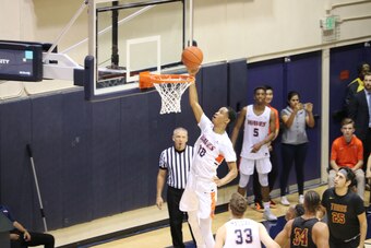 “His athleticism jumps out at you, as does his length,” says Pepperdine head coach Lorenzo Romar. “Those are the players I’ve always tried to recruit.”