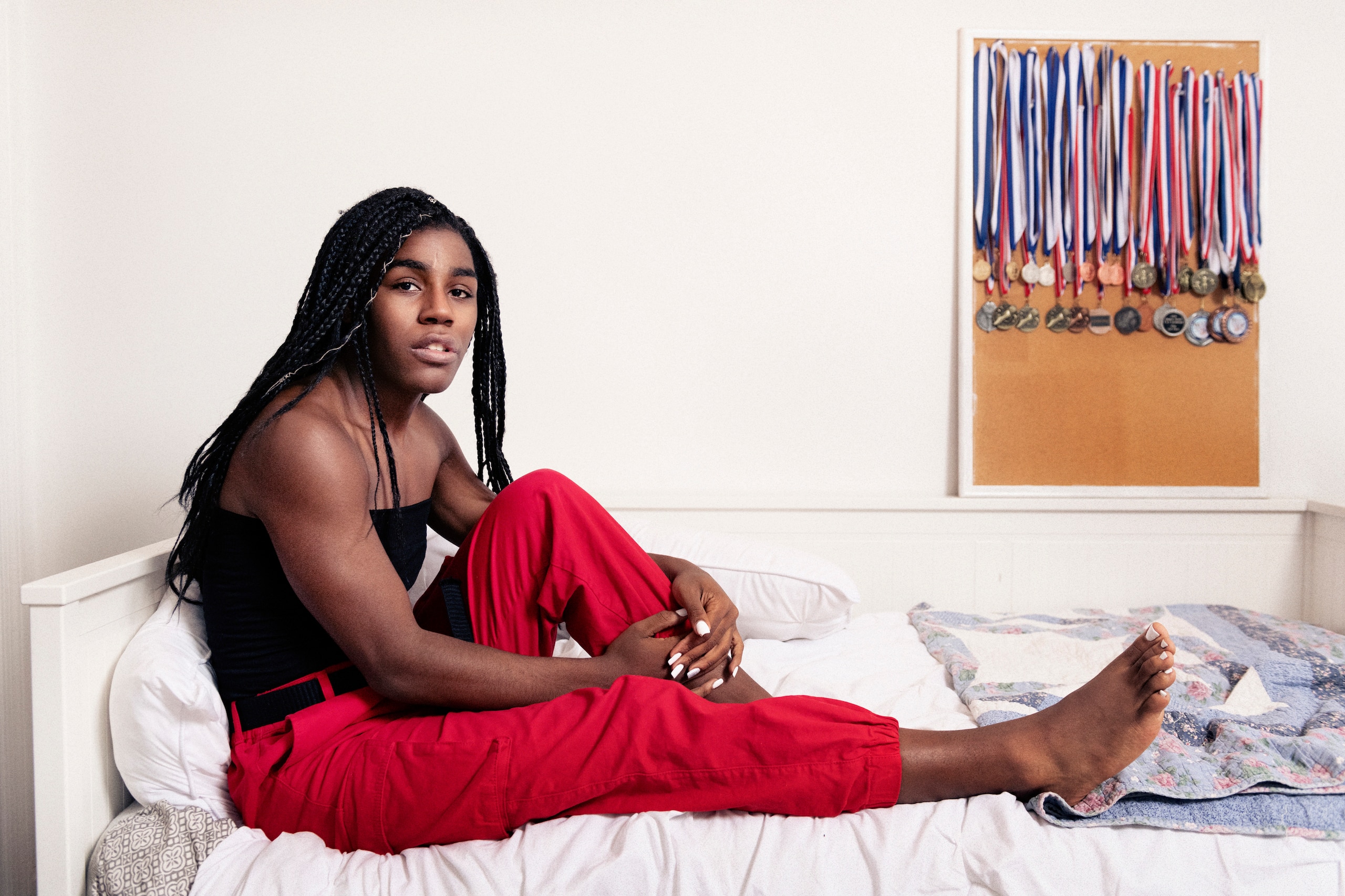 "Because they don't want me to run, I have to run harder," Andraya says.