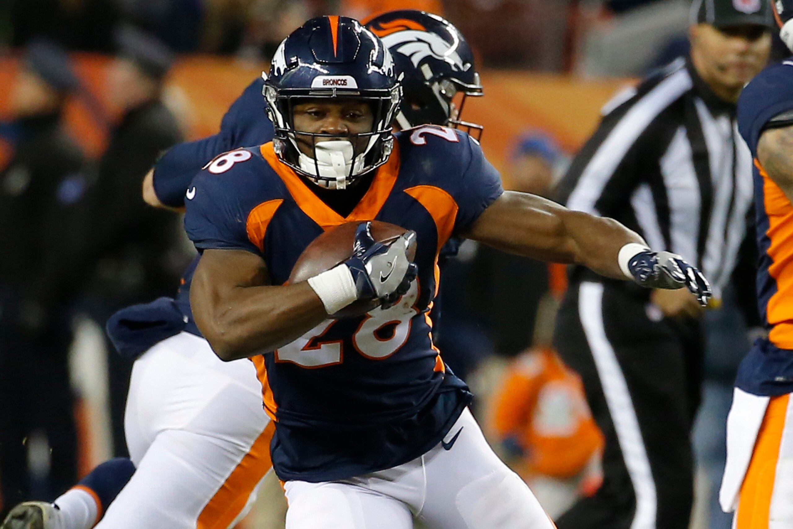 Royce Freeman has a favorable matchup this week against the Raiders. Royce Freeman has a favorable matchup this week against the Raiders.
