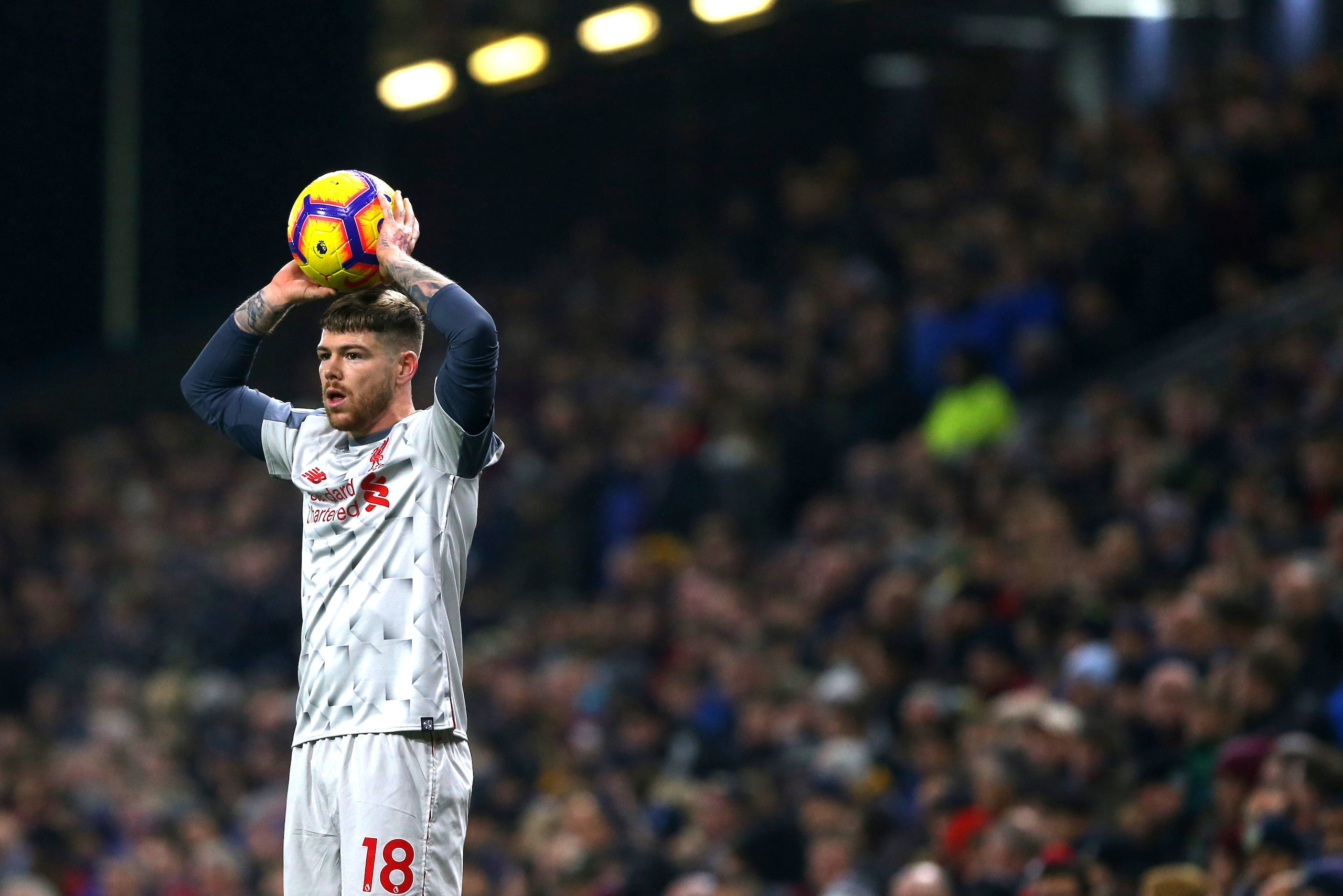 BURNLEY, ENGLAND - DECEMBER 05: Alberto Moreno of Liverpool during the Premier League match between Burnley FC and Liverpool FC at Turf Moor on December 5, 2018 in Burnley, United Kingdom. (Photo by Chloe Knott - Danehouse/Getty Images)