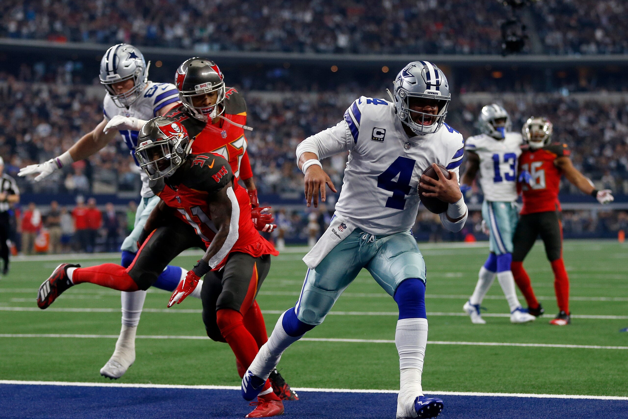 Dak Prescott and the Cowboys are locked into the No. 4 seed in the NFC playoff structure.