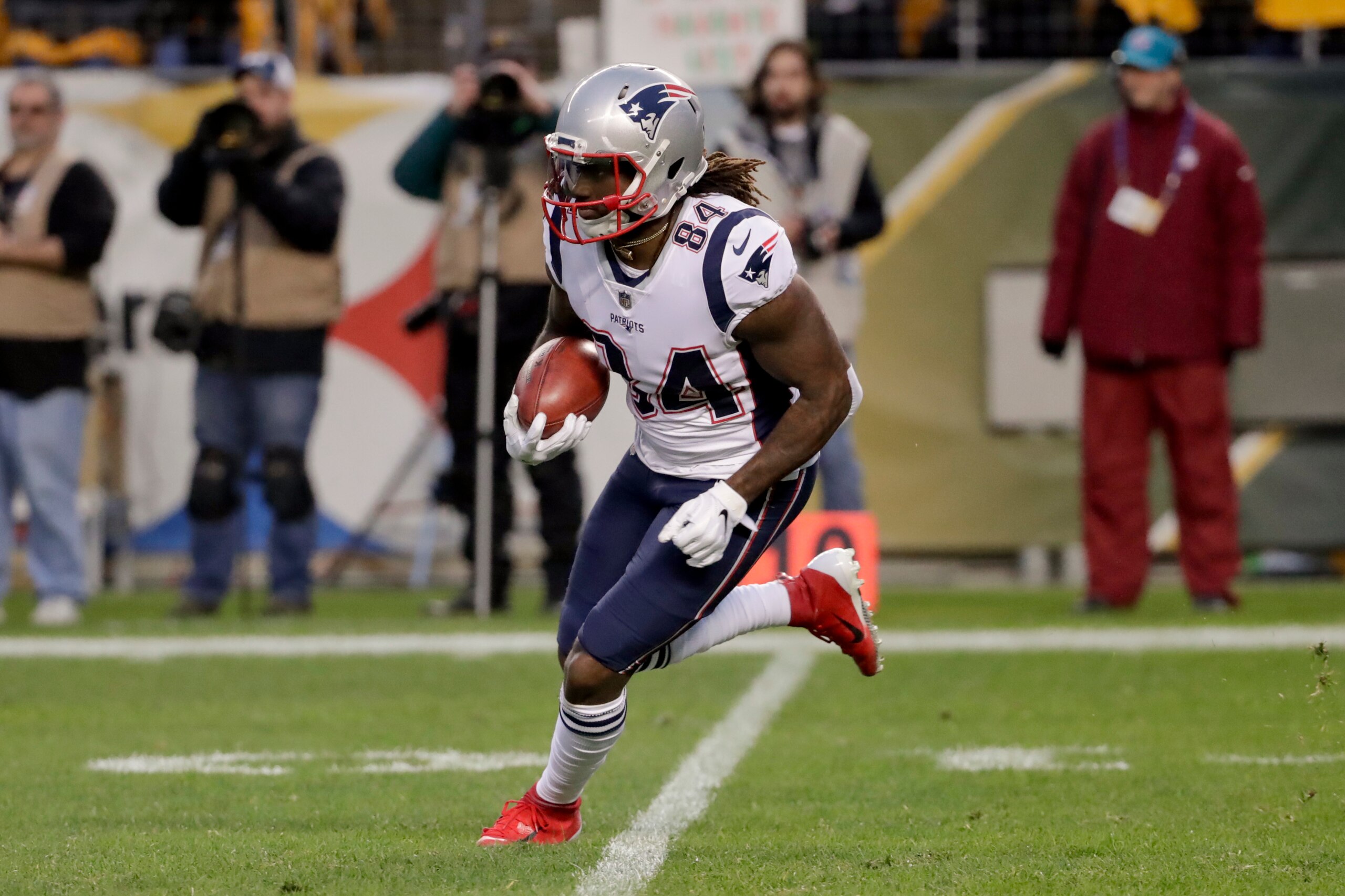Cordarrelle Patterson has the speed to score from anywhere on the field. Cordarrelle Patterson has the speed to score from anywhere on the field.