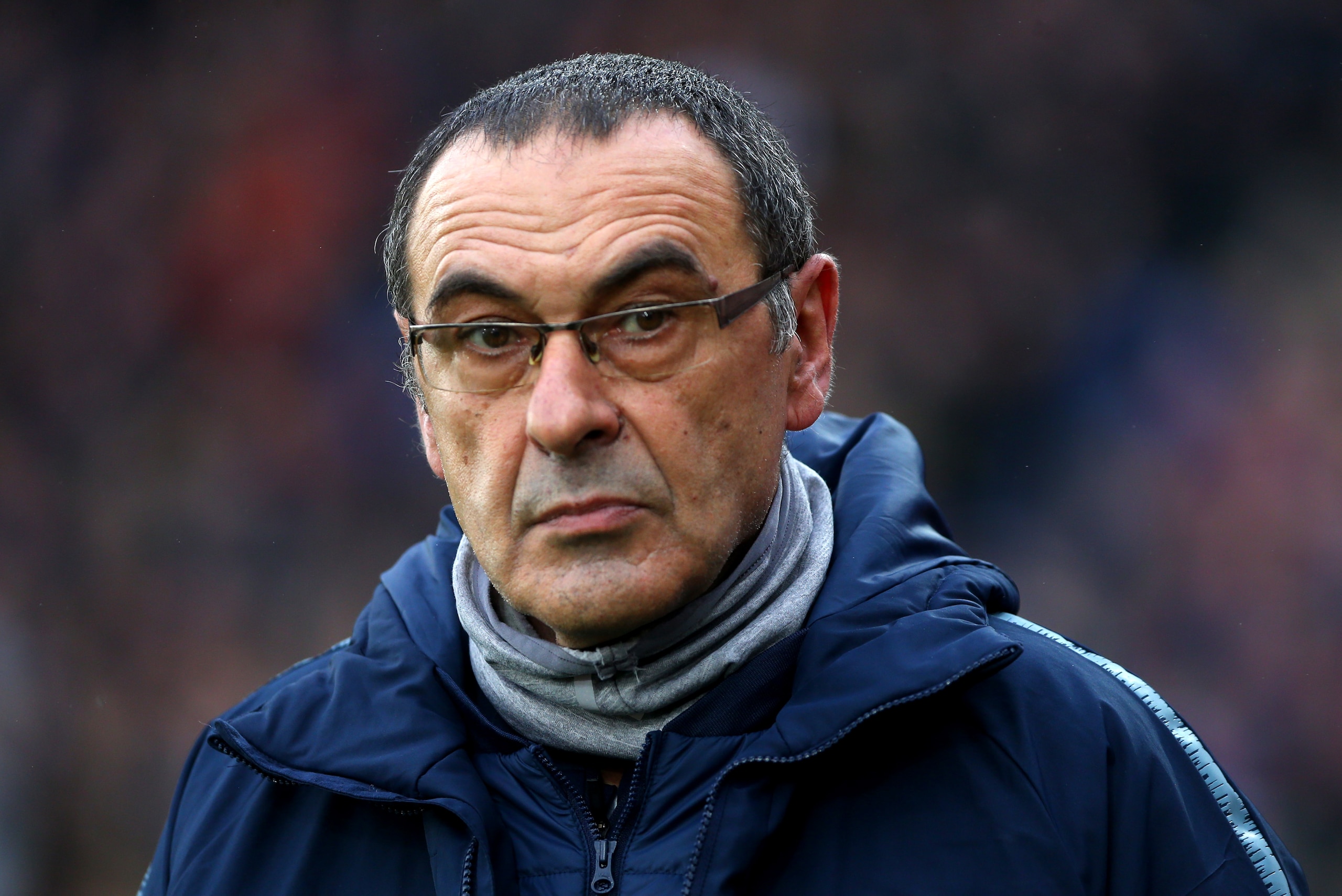 LONDON, ENGLAND - DECEMBER 30: Chelsea Manager Maurizio Sarri ahead of the Premier League match between Crystal Palace and Chelsea FC at Selhurst Park on December 30, 2018 in London, United Kingdom. (Photo by Chloe Knott - Danehouse/Getty Images)