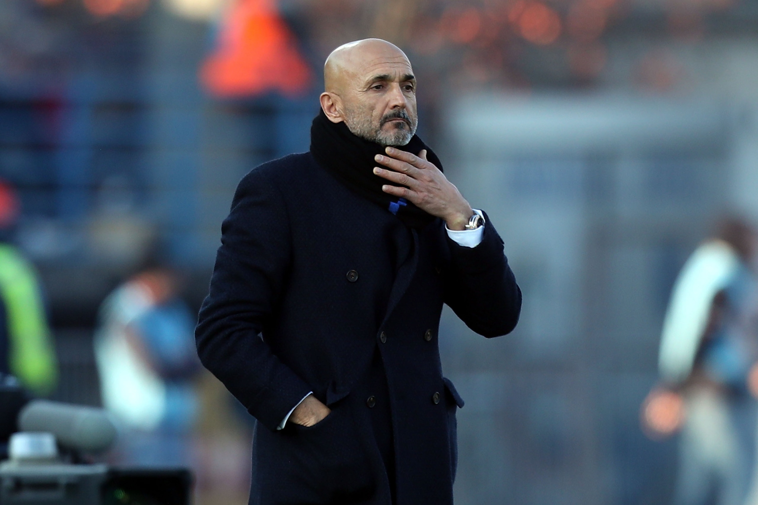 EMPOLI, ITALY - DECEMBER 29: Luciano Spalletti head coach of FC Internazionale gestures during the Serie A match between Empoli and FC Internazionale at Stadio Carlo Castellani on December 29, 2018 in Empoli, Italy.  (Photo by Gabriele Maltinti/Getty Imag
