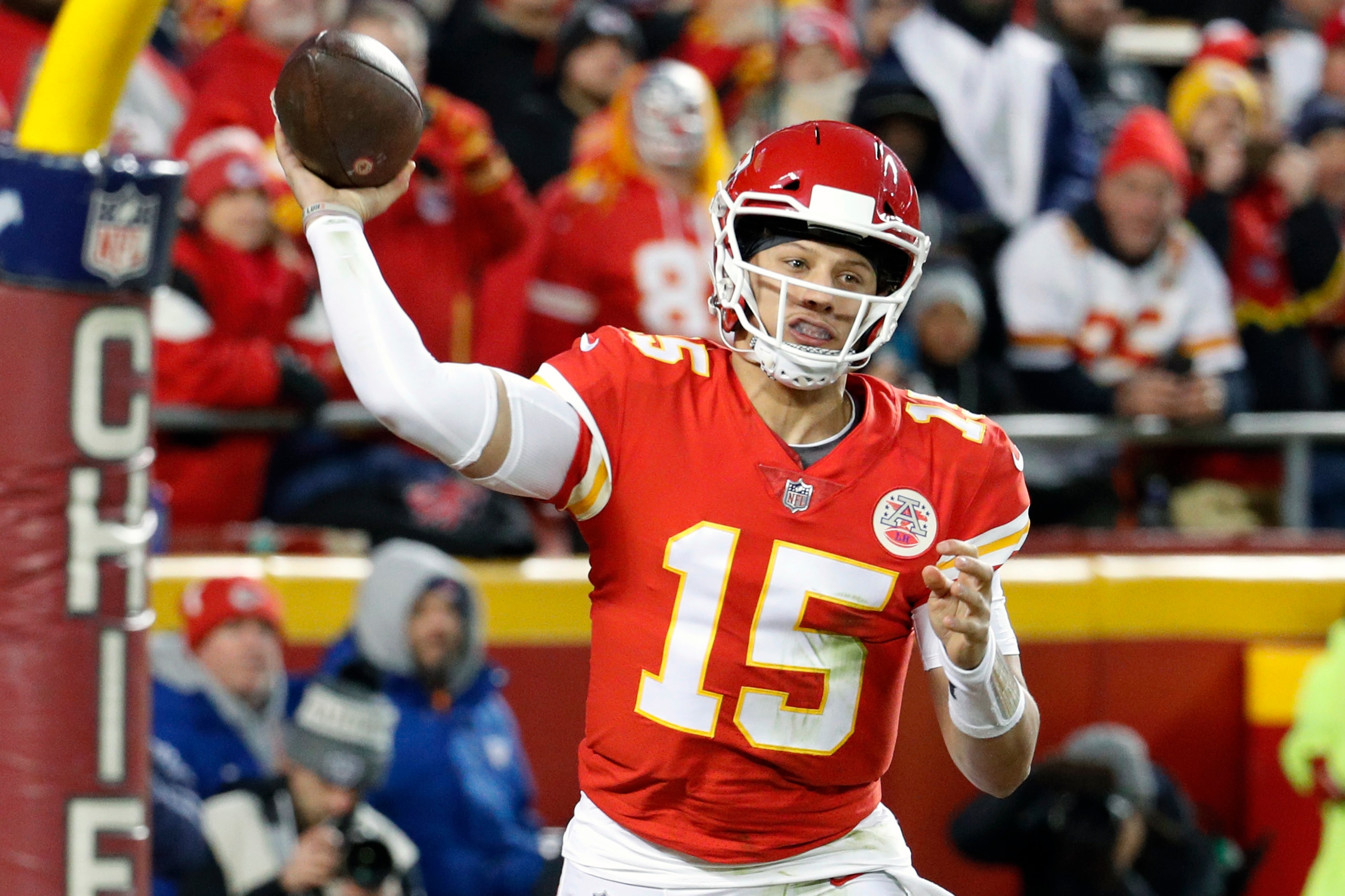 Patrick Mahomes and the Chiefs are the top seed in the AFC>