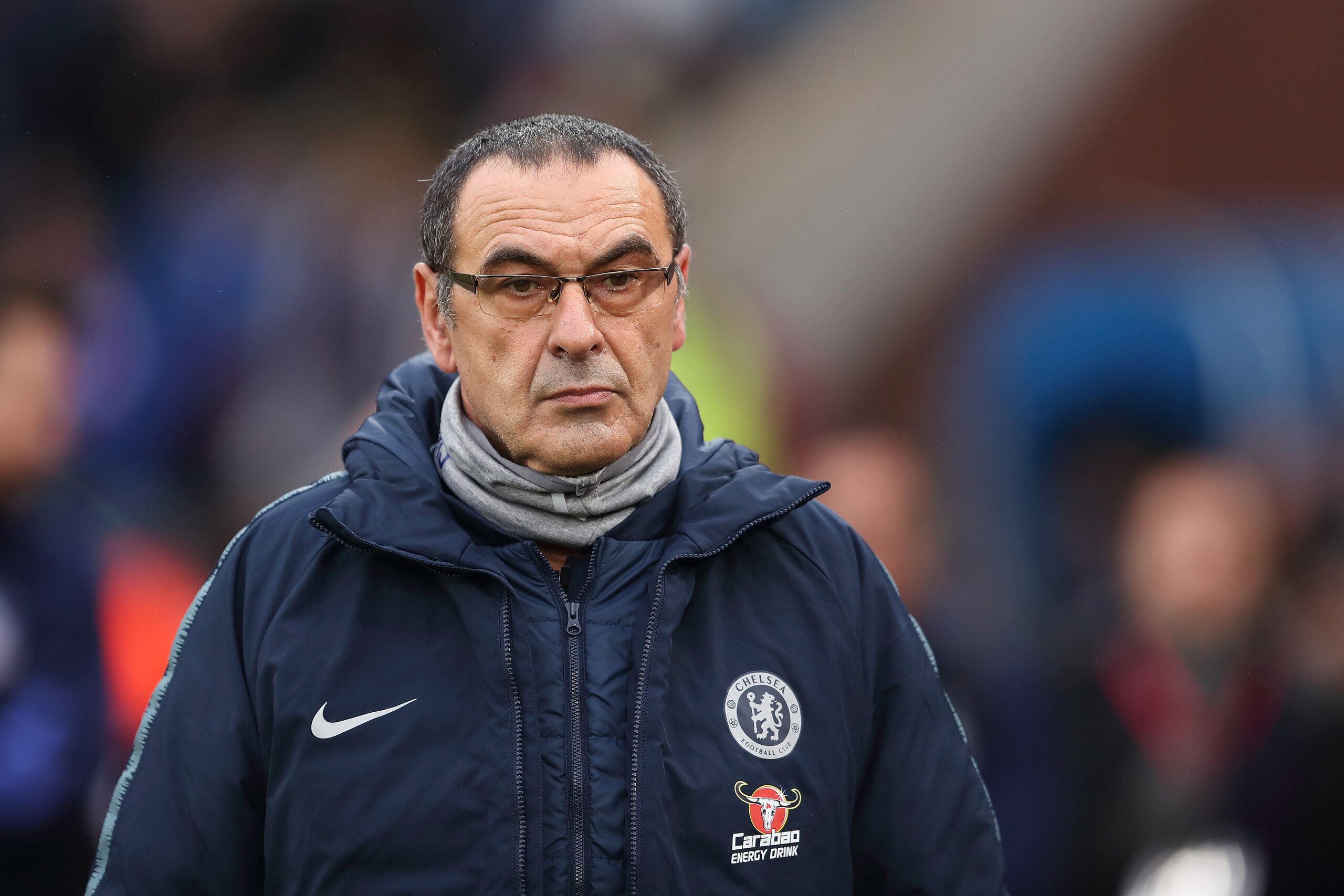 LONDON, ENGLAND - DECEMBER 30: Chelsea manager \ head coach Maurizio Sarri during the Premier League match between Crystal Palace and Chelsea FC at Selhurst Park on December 30, 2018 in London, United Kingdom. (Photo by James Williamson - AMA/Getty Images