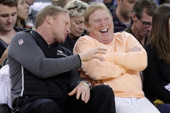 Jon Gruden and Raiders owner Mark Davis signed up NFL Network analyst Mike Mayock to be GM.