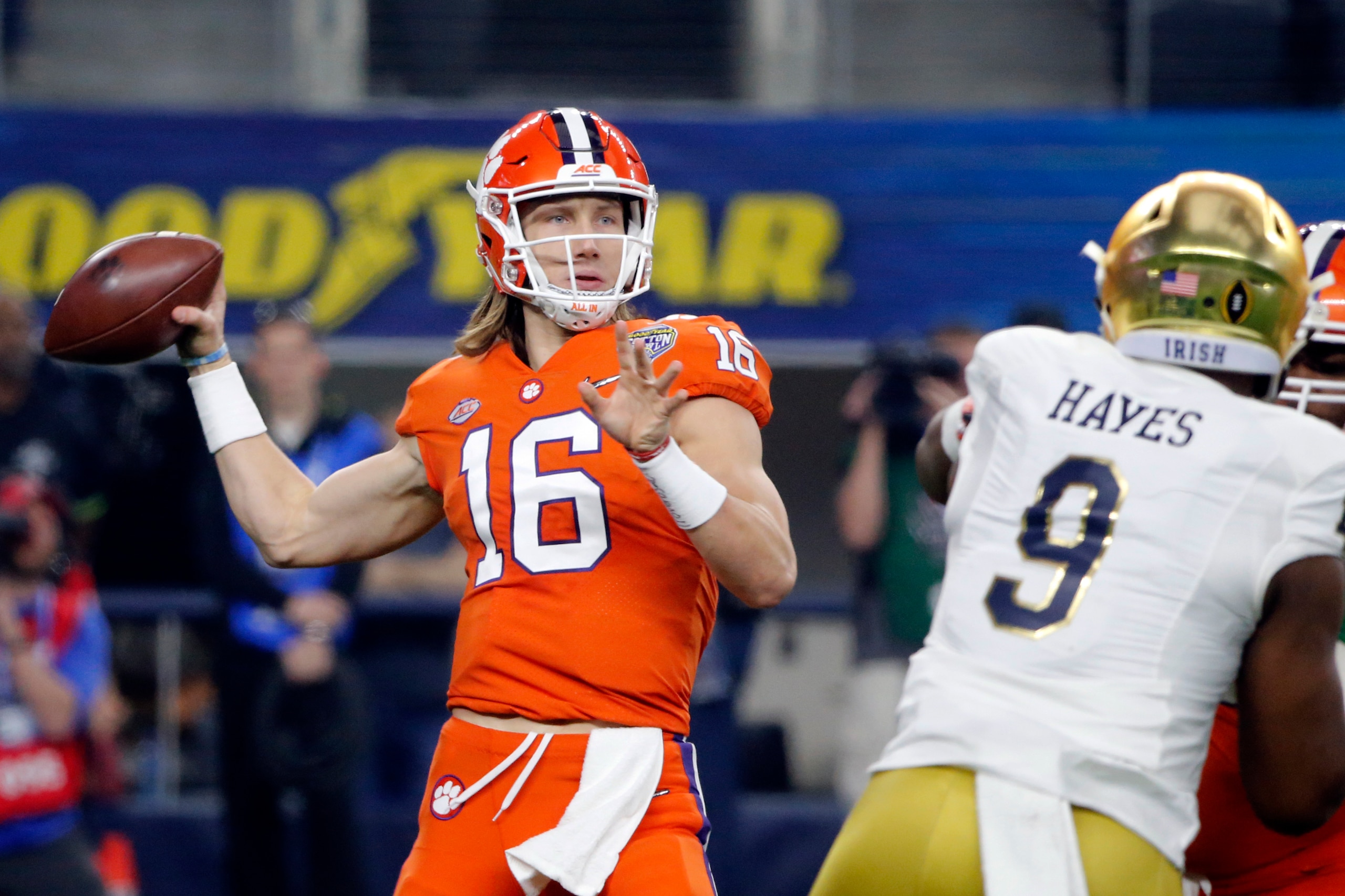 Trevor Lawrence always looks comfortable in the pocket for Clemson. Trevor Lawrence always looks comfortable in the pocket for Clemson.
