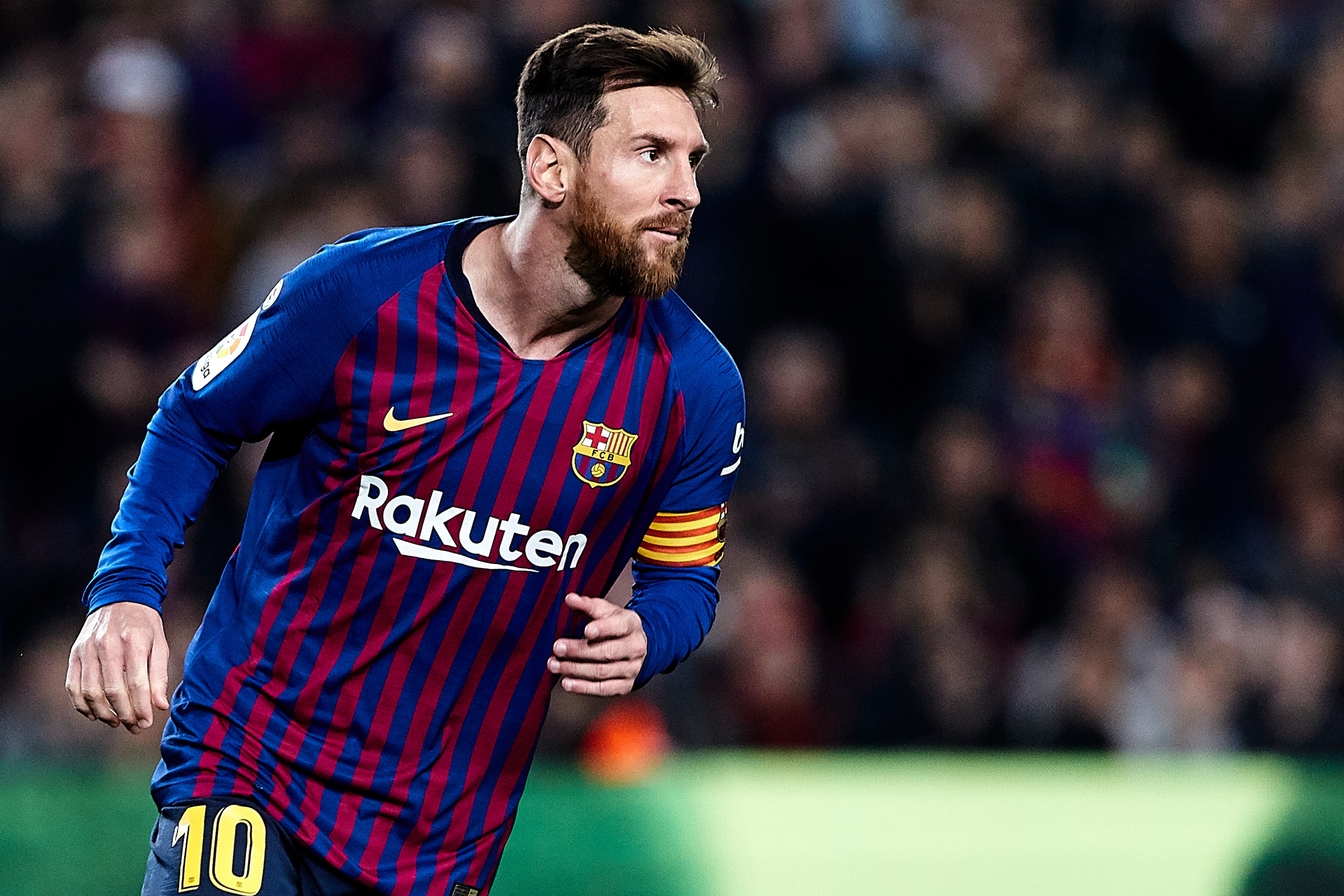 BARCELONA, SPAIN - DECEMBER 22: Lionel Messi of FC Barcelona during the La Liga match between FC Barcelona and RC Celta de Vigo at Camp Nou on December 22, 2018 in Barcelona, Spain. (Photo by Quality Sport Images/Getty Images) BARCELONA, SPAIN - DECEMBER 22: Lionel Messi of FC Barcelona during the La Liga match between FC Barcelona and RC Celta de Vigo at Camp Nou on December 22, 2018 in Barcelona, Spain. (Photo by Quality Sport Images/Getty Images)