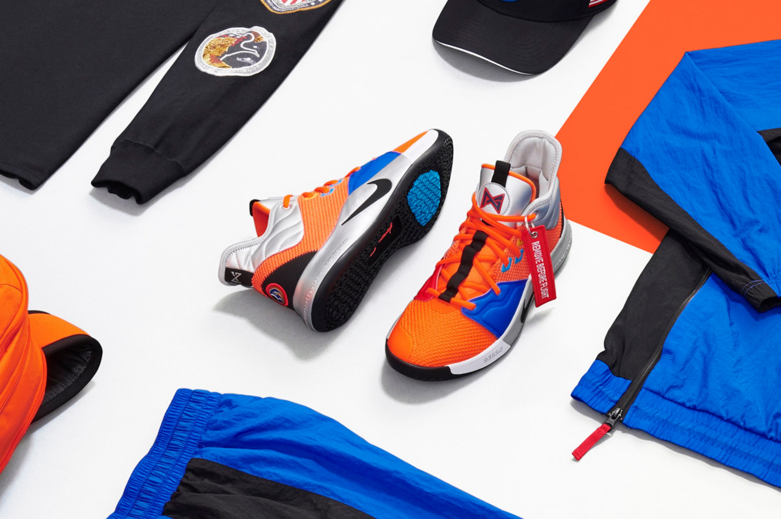 The design of the PG3 pays homage to the NASA research center located in Paul George's Southern California hometown.