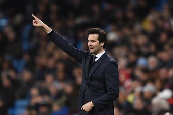 MADRID, SPAIN - JANUARY 09: Santiago Solari, head coach of Real Madrid CF reacts during the Copa del Rey Round of 16 match between Real Madrid CF and CD Leganes at estadio Santiago Bernabeu on January 09, 2019 in Madrid, Spain. (Photo by Denis Doyle/Getty