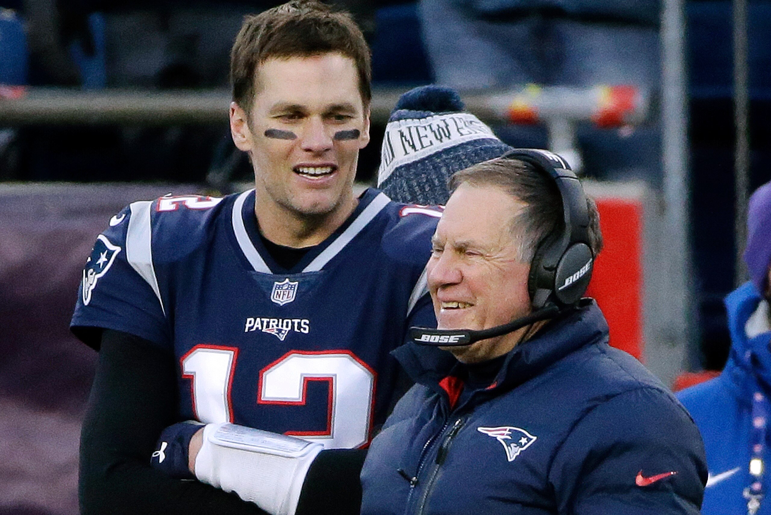 Tom Brady and Bill Belichick team up for another playoff season. Tom Brady and Bill Belichick team up for another playoff season.