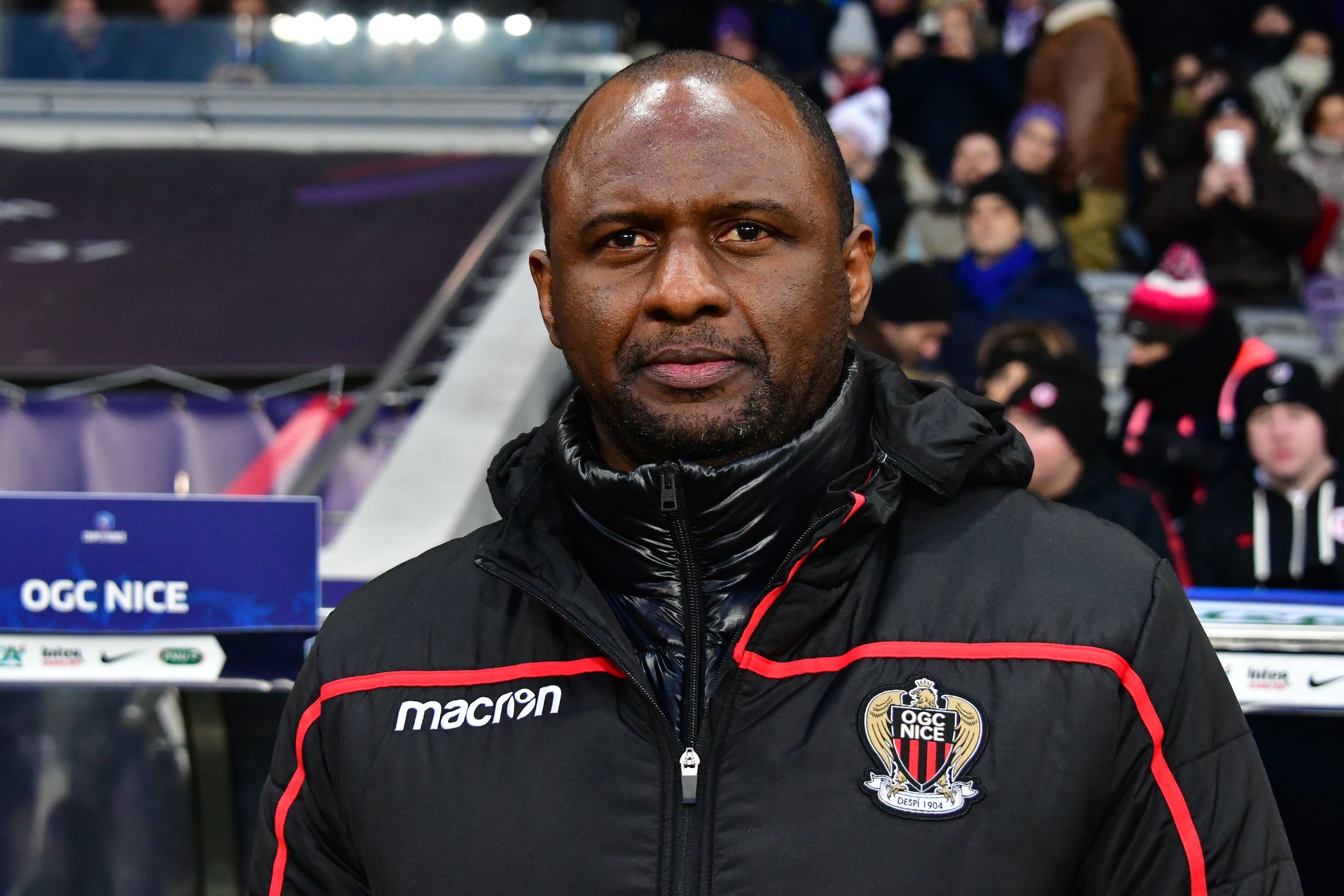 Nice's French head coach Patrick Vieira attends the French Cup football match between Toulouse and Nice on January 6, 2019 at the Municipal Stadium in Toulouse, southern France. (Photo by PASCAL PAVANI / AFP)        (Photo credit should read PASCAL PAVANI