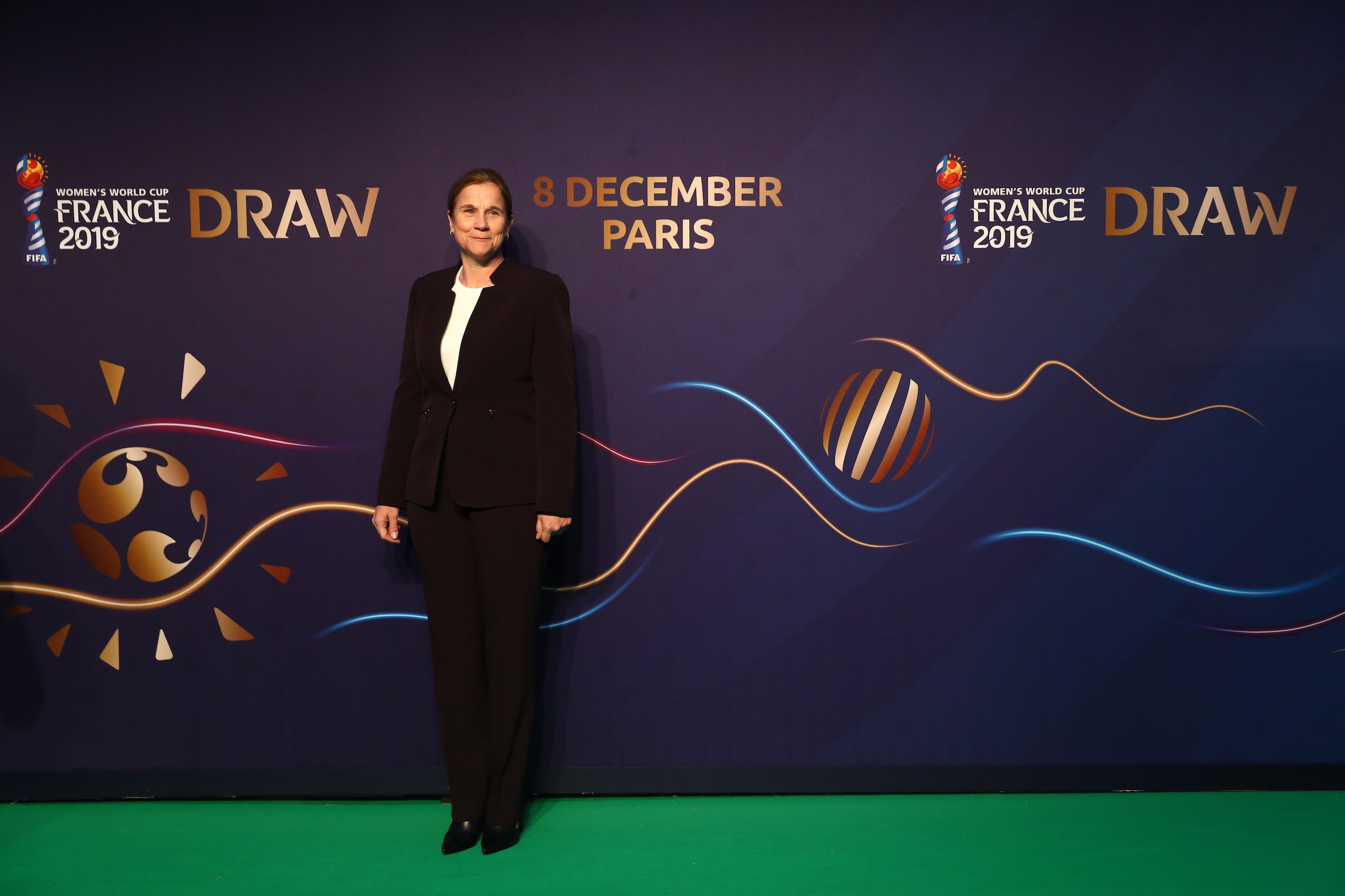PARIS, FRANCE - DECEMBER 08:  Jill Ellis, coach of the United States arrives at the FIFA Women's World Cup France 2019 Draw at La Seine Musicale on December 8, 2018 in Paris, France.  (Photo by Dean Mouhtaropoulos/Getty Images)