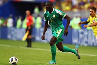 SAMARA, RUSSIA - JUNE 28:  Kalidou Koulibaly of Senegal in action during the 2018 FIFA World Cup Russia group H match between Senegal and Colombia at Samara Arena on June 28, 2018 in Samara, Russia.  (Photo by Dean Mouhtaropoulos/Getty Images)