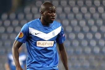 GENK, BELGIUM - SEPTEMBER 20:  Kalidou Koulibaly of KRC Genk in action during the UEFA Europa League group stage match between KRC Genk and Videoton FC on September 20, 2012 at the KRC Genk Arena in Genk, Belgium. (Photo by Virginie Lefour/EuroFootball/Ge