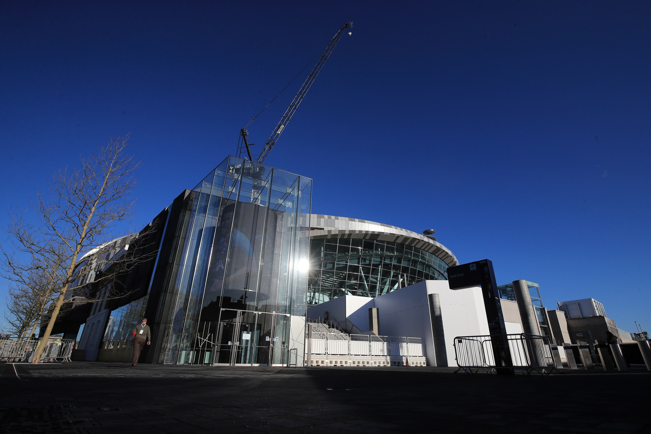 LONDON, ENGLAND - JANUARY 17: A general view of the New Tottenham Hotspur Stadium at Tottenham Hotspur Stadium on January 17, 2019 in London, England. (Photo by Marc Atkins/Getty Images) LONDON, ENGLAND - JANUARY 17: A general view of the New Tottenham Hotspur Stadium at Tottenham Hotspur Stadium on January 17, 2019 in London, England. (Photo by Marc Atkins/Getty Images)