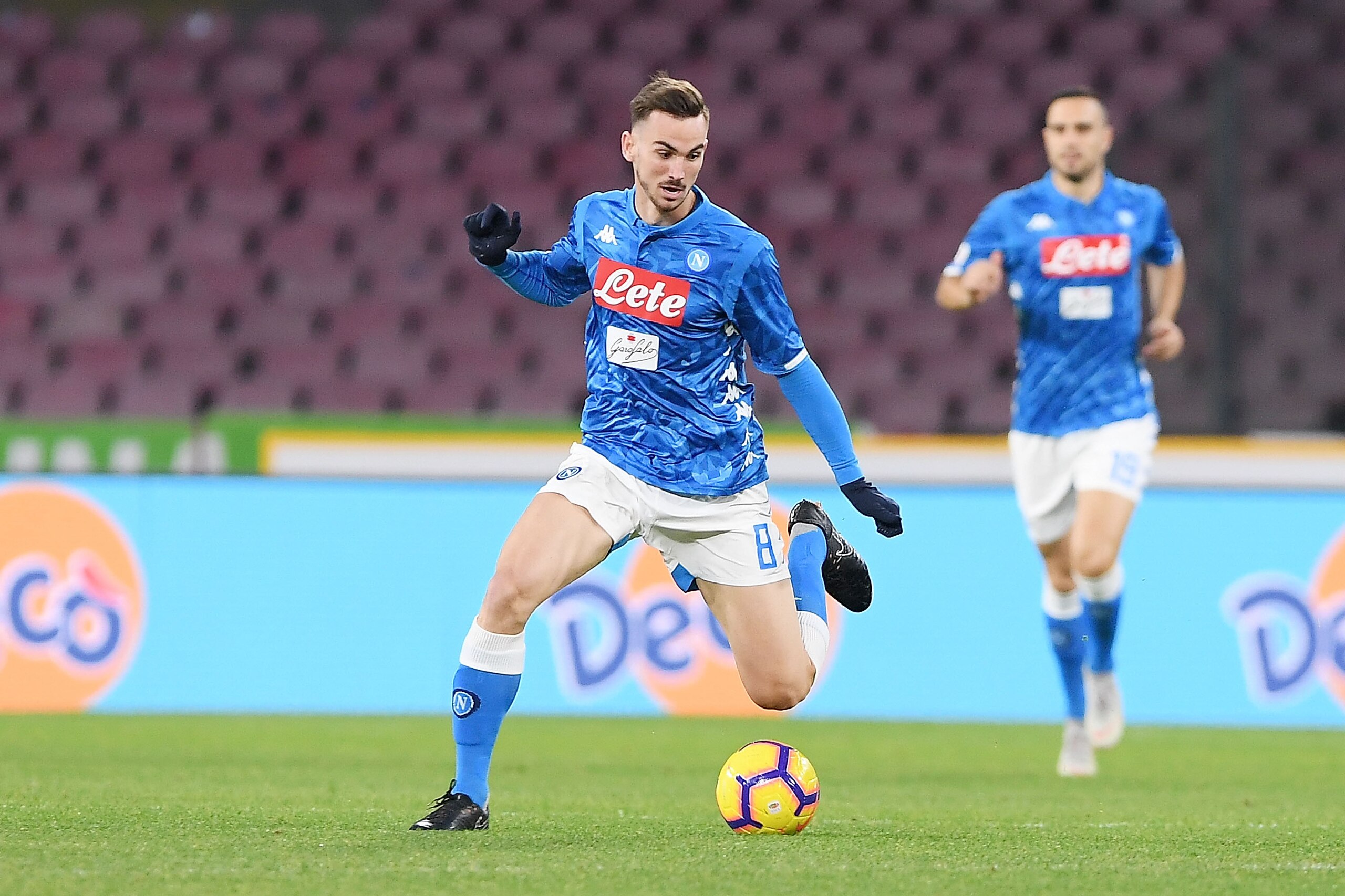 NAPLES, ITALY - JANUARY 20:  Fabian Ruiz of SSC Napoli in action during the Serie A match between SSC Napoli and SS Lazio at Stadio San Paolo on January 20, 2019 in Naples, Italy.  (Photo by Francesco Pecoraro/Getty Images)