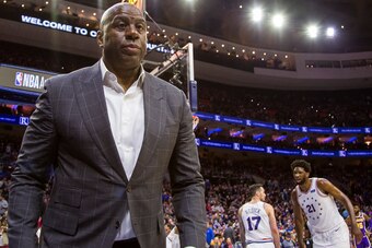 Team President Magic Johnson.