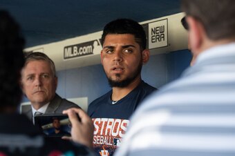 Roberto Osuna after his trade from the Blue Jays to the Astros