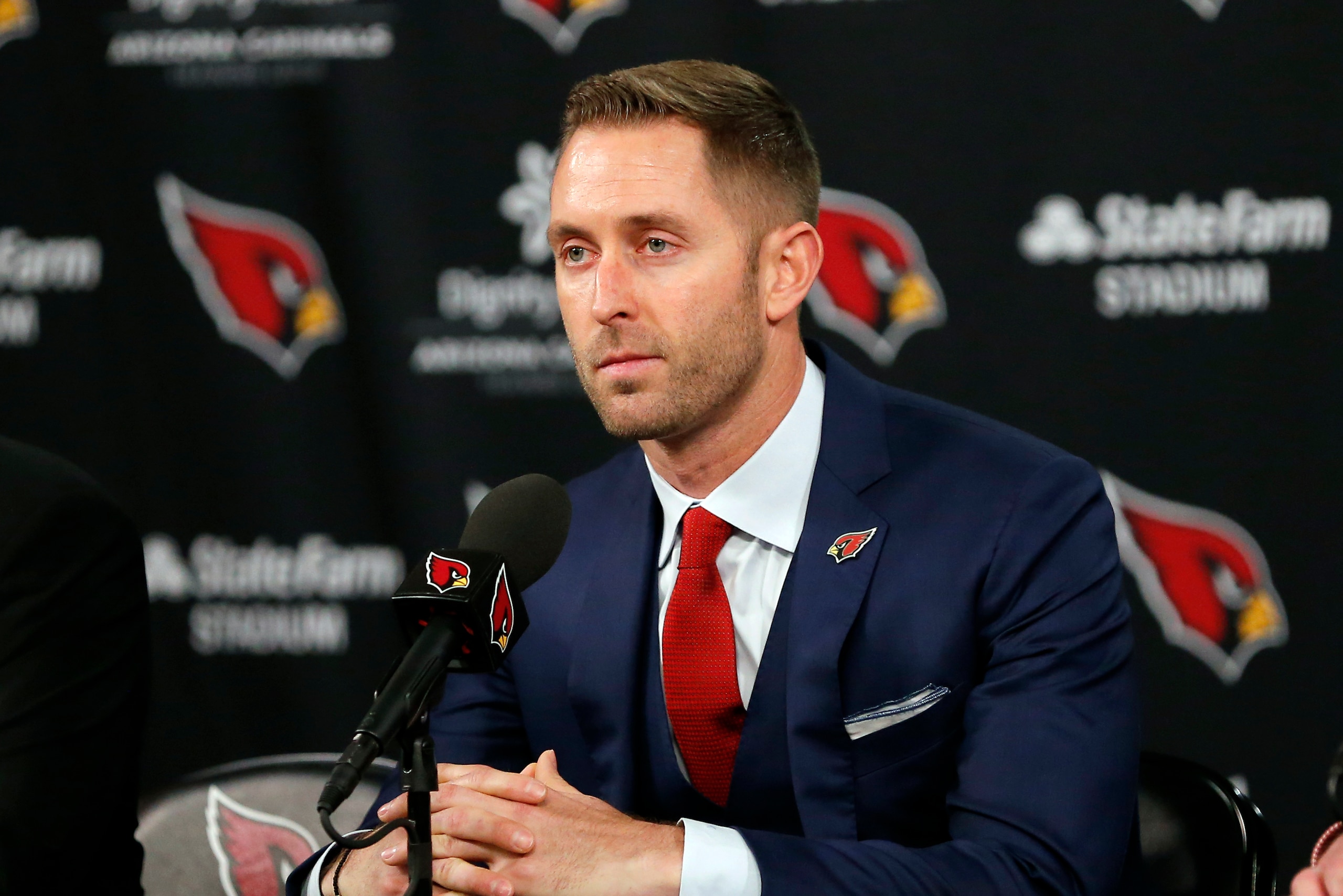 Arizona head coach Kliff Kingsbury and the Cardinals have control of the NFL Draft with the No. 1 pick.