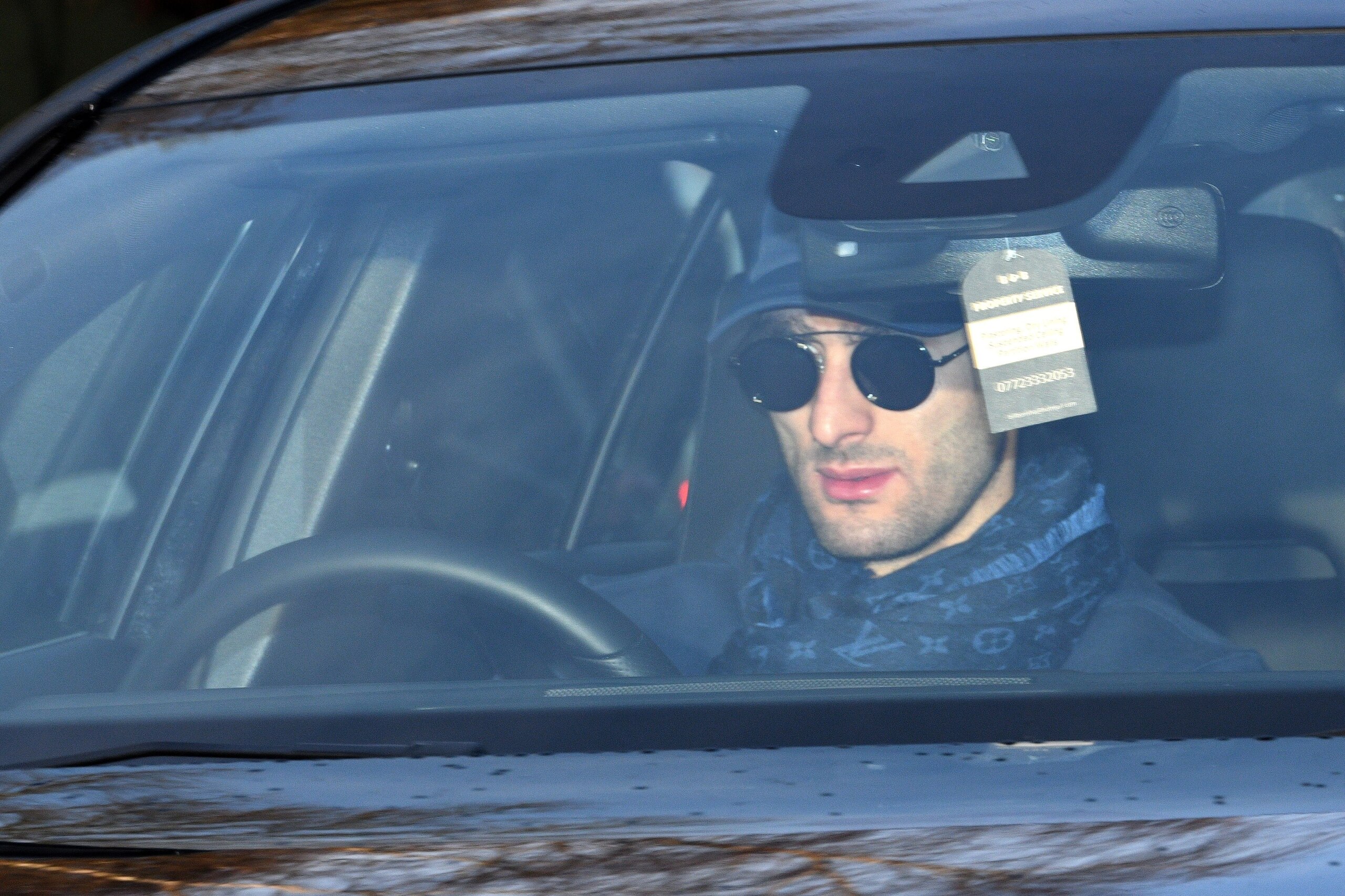 Manchester United's Belgian midfielder Marouane Fellaini arrives at the club's Carrington Training complex in Manchester, north west England on December 20, 2018. - Ole Gunnar Solskjaer was Wednesday handed the daunting task of saving Manchester United's 
