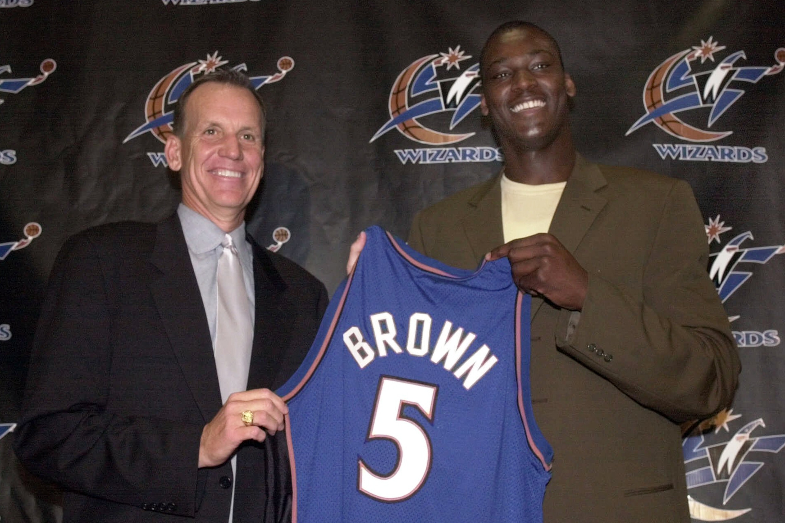 Kwame Brown was the No. 1 pick in the 2001 NBA draft.