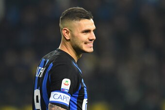 PARMA, ITALY - FEBRUARY 09:  Mauro Icardi of FC Internazionale looks on during the Serie A match between Parma Calcio and FC Internazionale at Stadio Ennio Tardini on February 10, 2019 in Parma, Italy.  (Photo by Alessandro Sabattini/Getty Images)