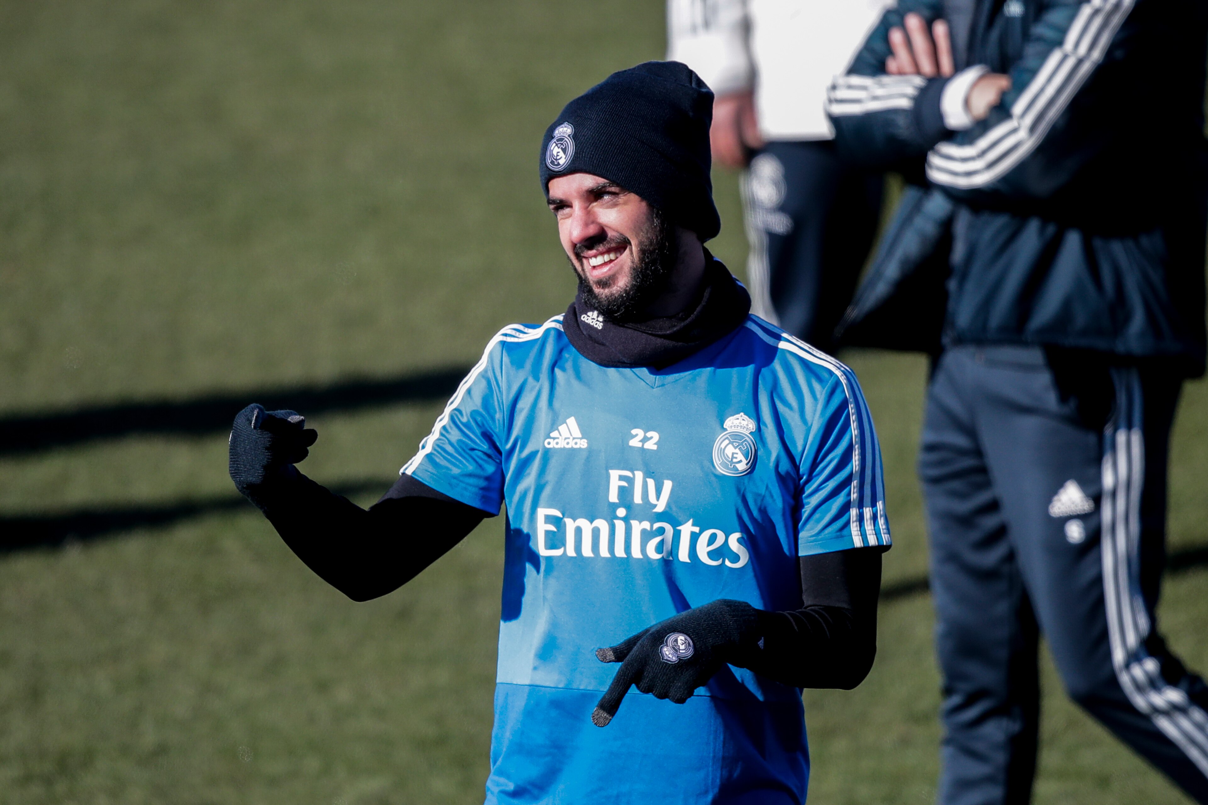 MADRID, SPAIN - FEBRUARY 5: Isco of Real Madrid during the   Training Real Madrid at the Ciudad deportiva de Valdebebas on February 5, 2019 in Madrid Spain (Photo by David S. Bustamante/Soccrates/Getty Images)