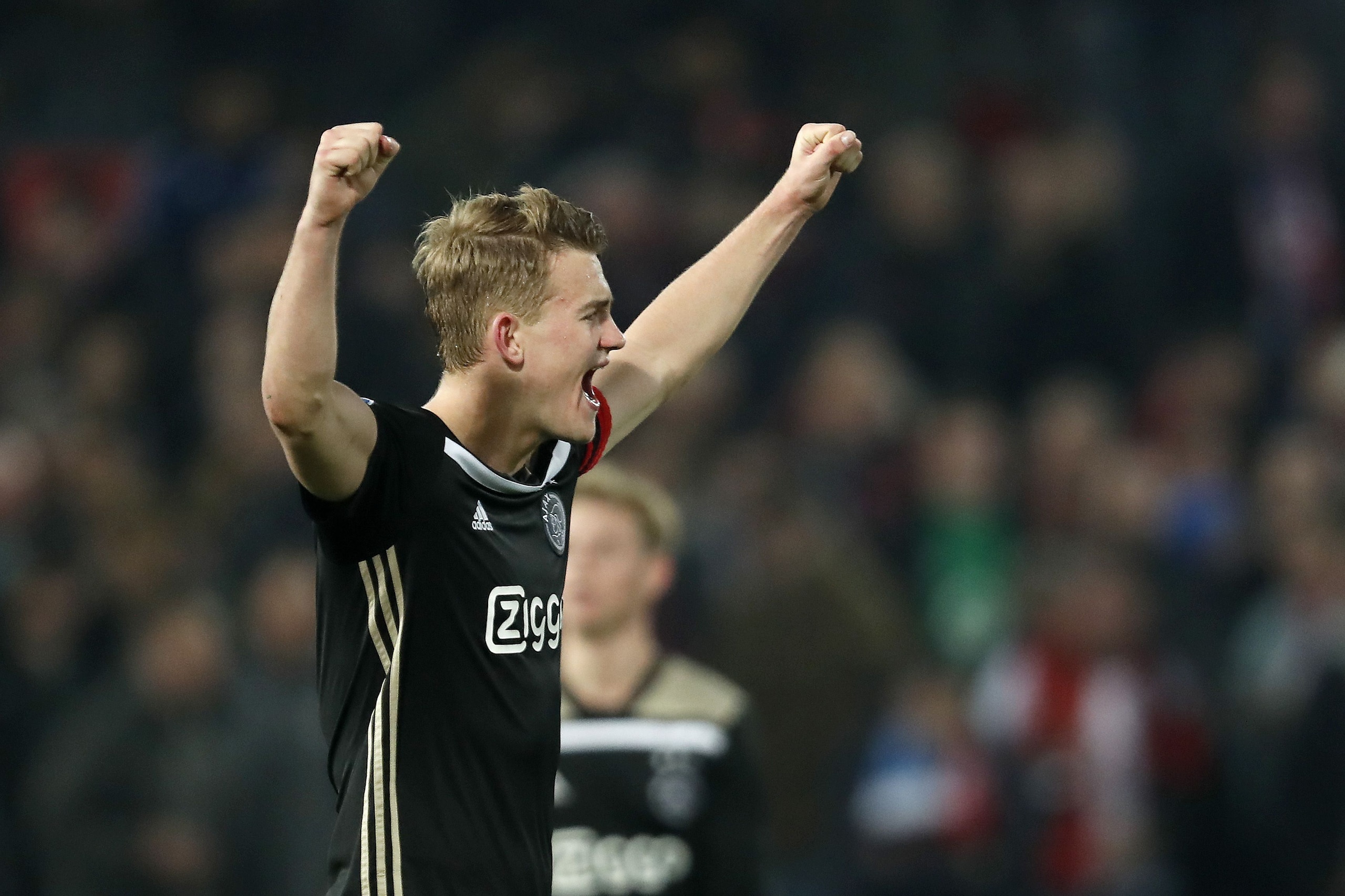 Matthijs de Ligt of Ajax during the Dutch Toto KNVB Cup semi final match between Feyenoord Rotterdam and Ajax Amsterdam at the Kuip on February 27, 2019 in Rotterdam, The Netherlands(Photo by VI Images via Getty Images) Matthijs de Ligt of Ajax during the Dutch Toto KNVB Cup semi final match between Feyenoord Rotterdam and Ajax Amsterdam at the Kuip on February 27, 2019 in Rotterdam, The Netherlands(Photo by VI Images via Getty Images)