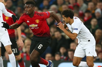 Marquinhos made life hard for Pogba in the first leg.