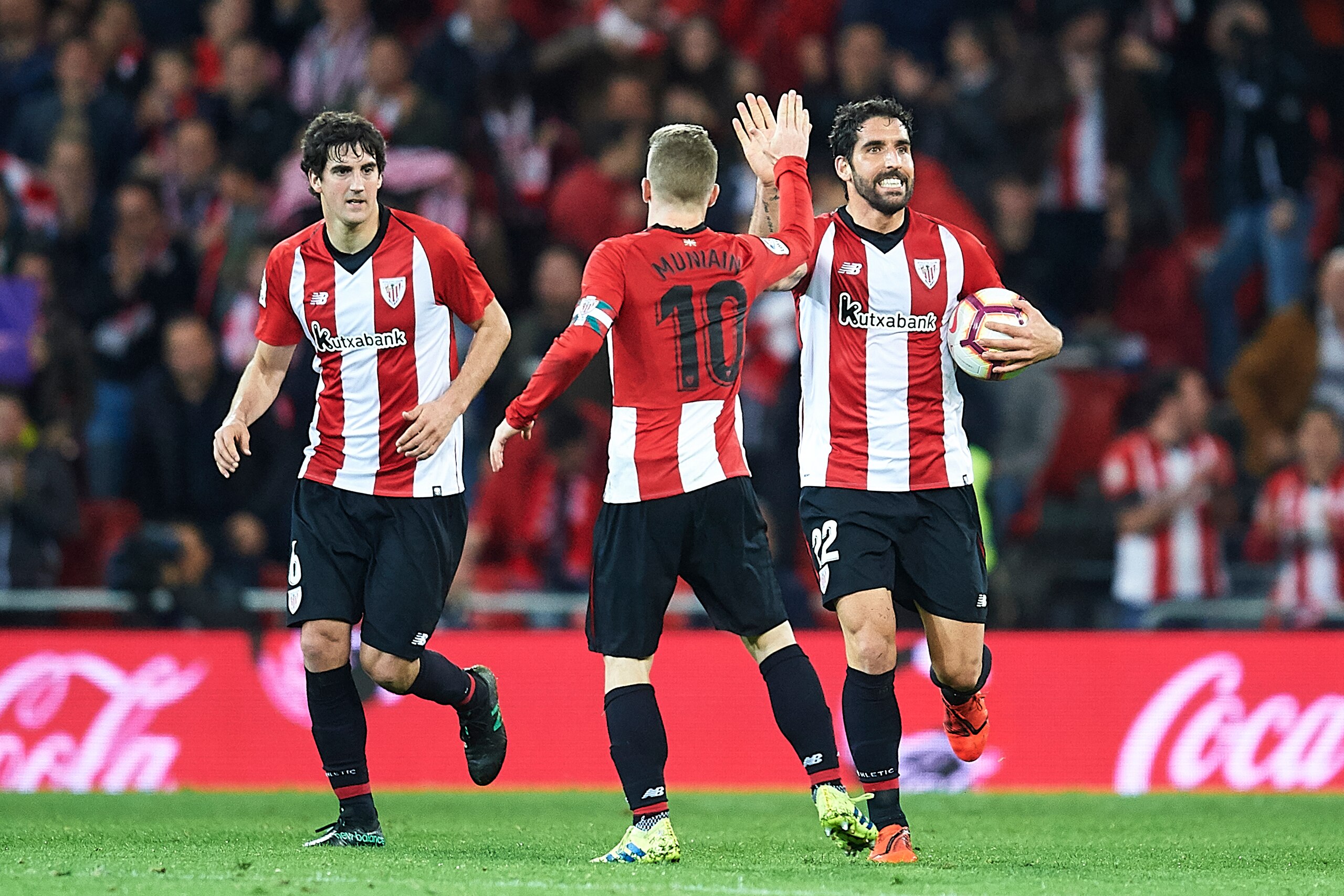 BILBAO, SPAIN - MARCH 08: Raul Garcia of Athletic Club celebrates after scoring during the La Liga match between Athletic Club and RCD Espanyol at San Mames Stadium on March 08, 2019 in Bilbao, Spain. (Photo by Juan Manuel Serrano Arce/Getty Images) BILBAO, SPAIN - MARCH 08: Raul Garcia of Athletic Club celebrates after scoring during the La Liga match between Athletic Club and RCD Espanyol at San Mames Stadium on March 08, 2019 in Bilbao, Spain. (Photo by Juan Manuel Serrano Arce/Getty Images)
