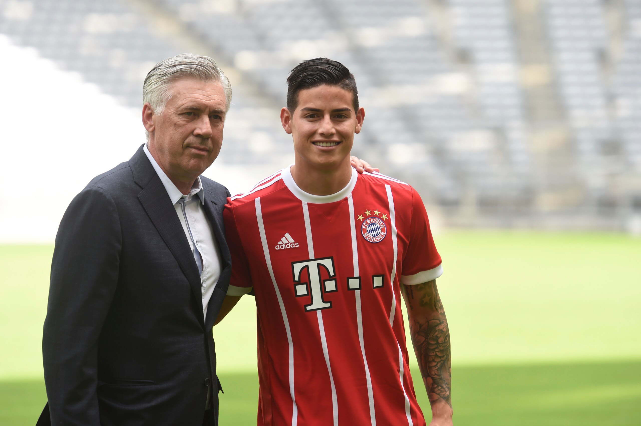 Rodriguez was briefly reunited with Ancelotti when he initially moved to Munich almost two years ago.