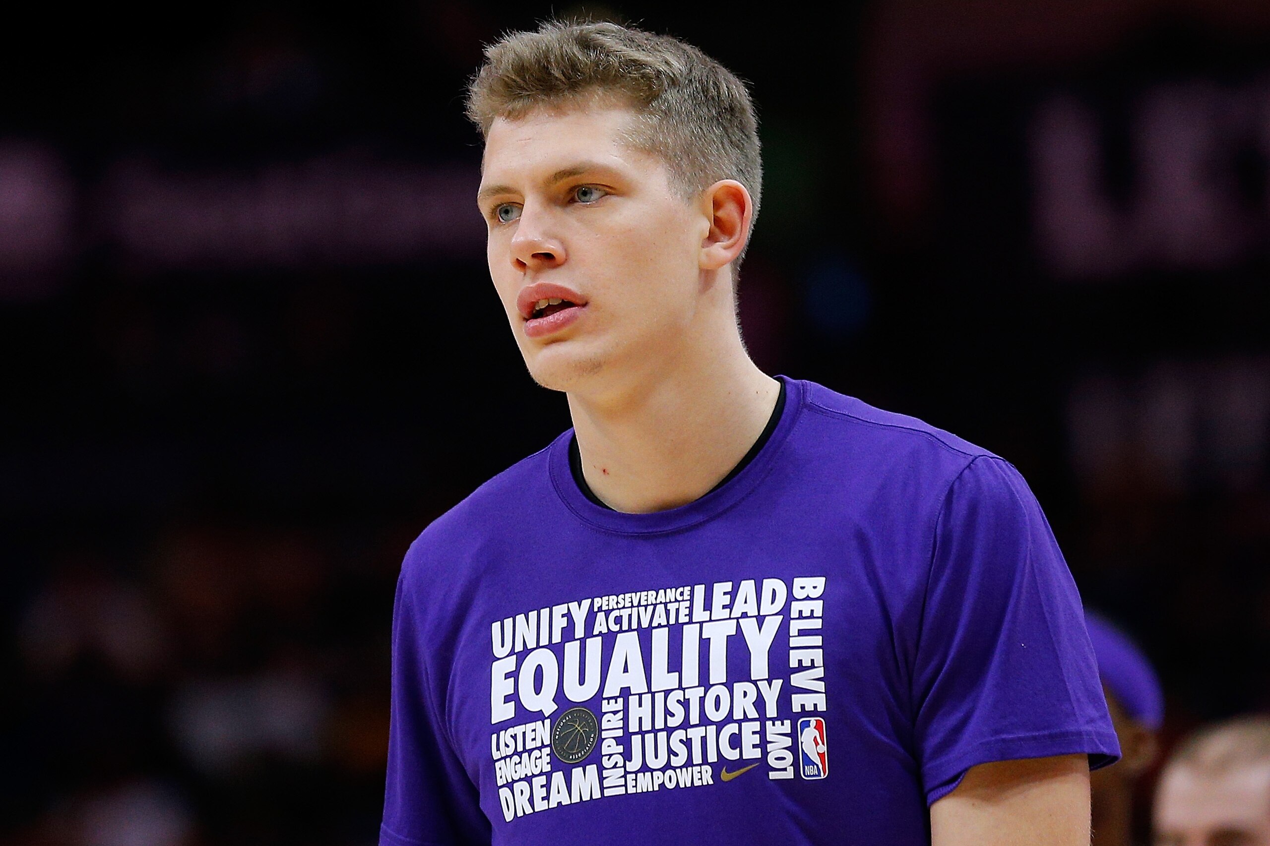 NEW ORLEANS, LOUISIANA - FEBRUARY 23: Moritz Wagner #15 of the Los Angeles Lakers reacts against the New Orleans Pelicans at the Smoothie King Center on February 23, 2019 in New Orleans, Louisiana.NOTE TO USER: User expressly acknowledges and agrees that,