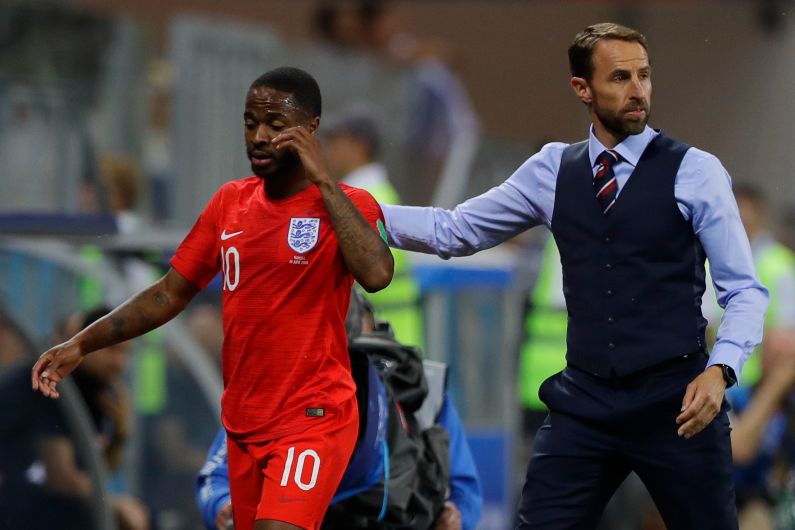 Southgate admires Sterling for what he is doing on and off the pitch.