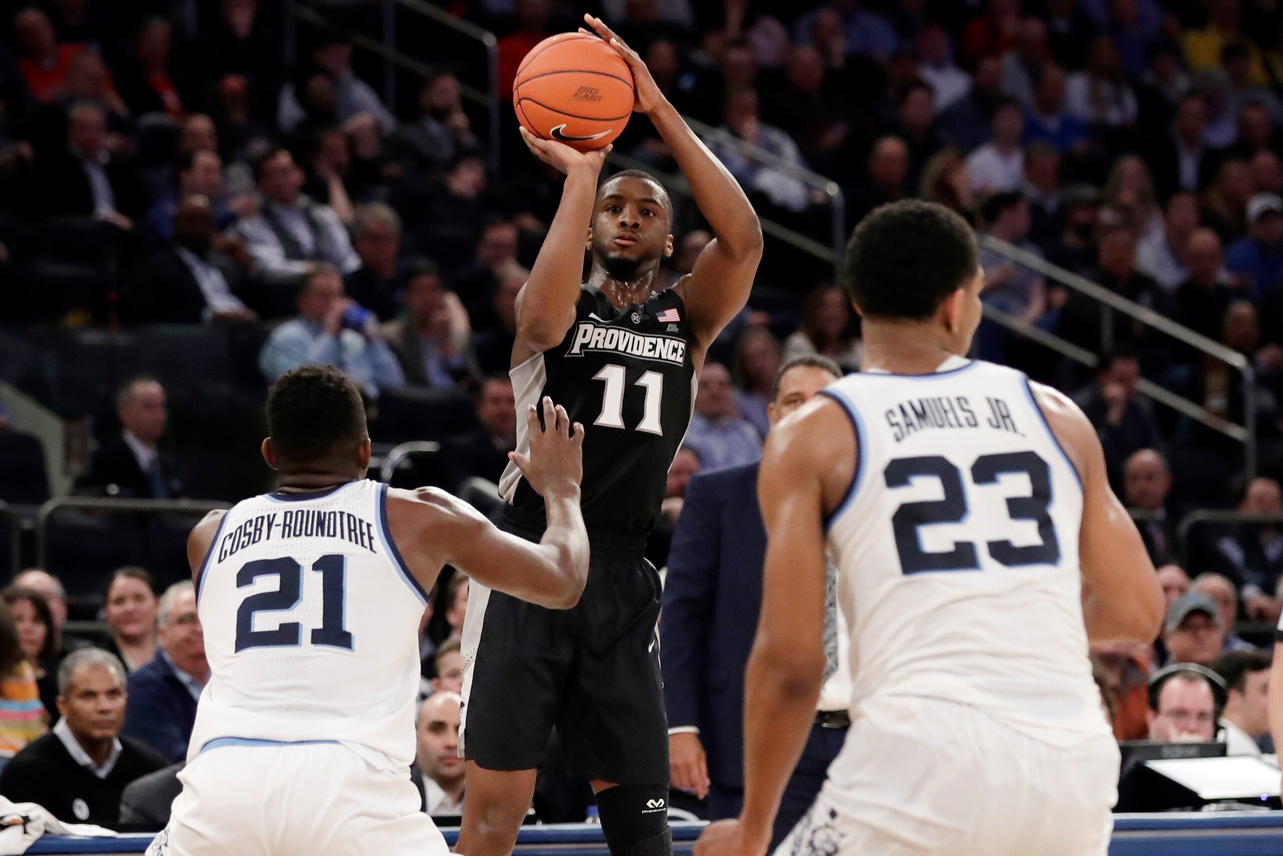 Alpha Diallo and the Providence Friars will host Arkansas in the first round of the NIT.