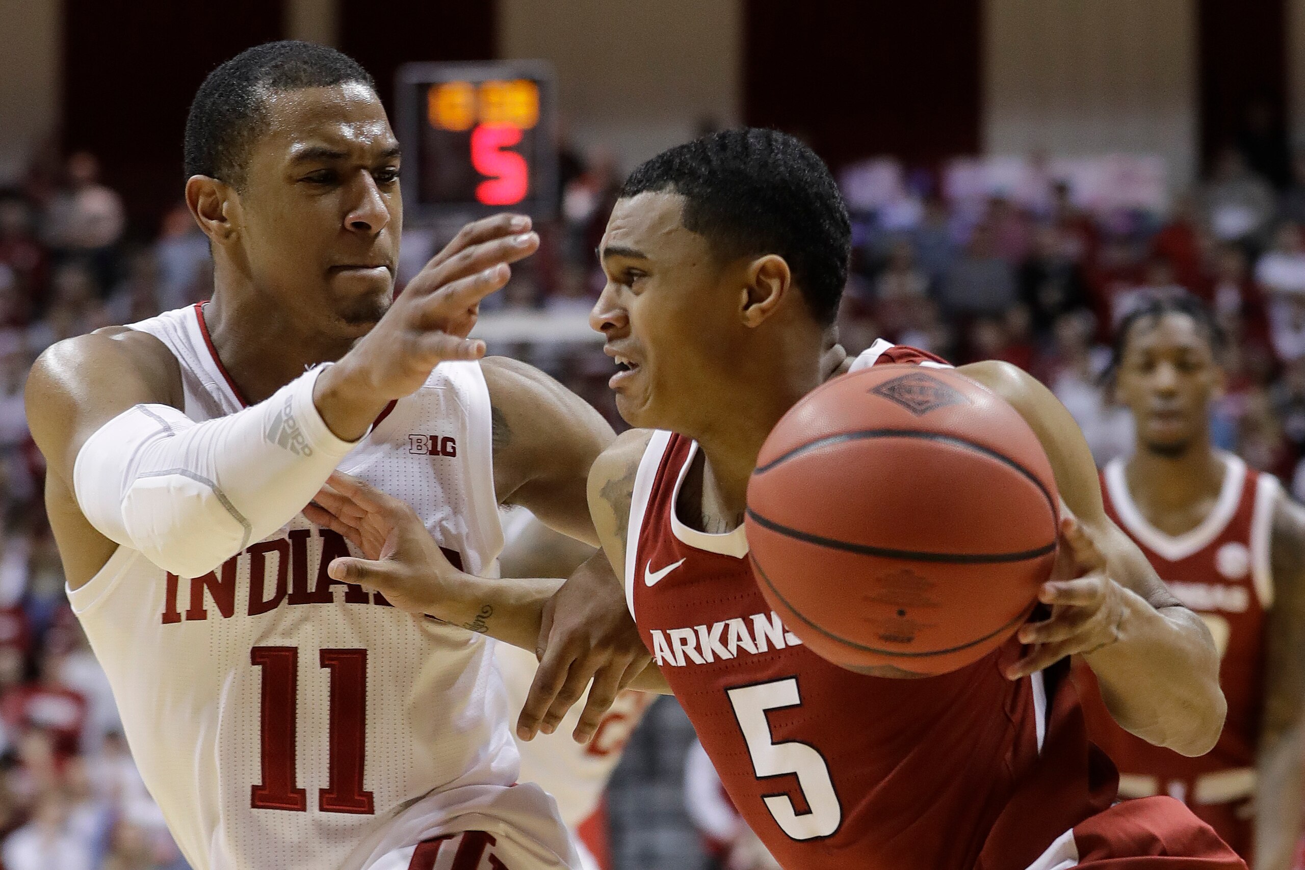 Devonte Green keyed Indiana's NIT victory over Arkansas.