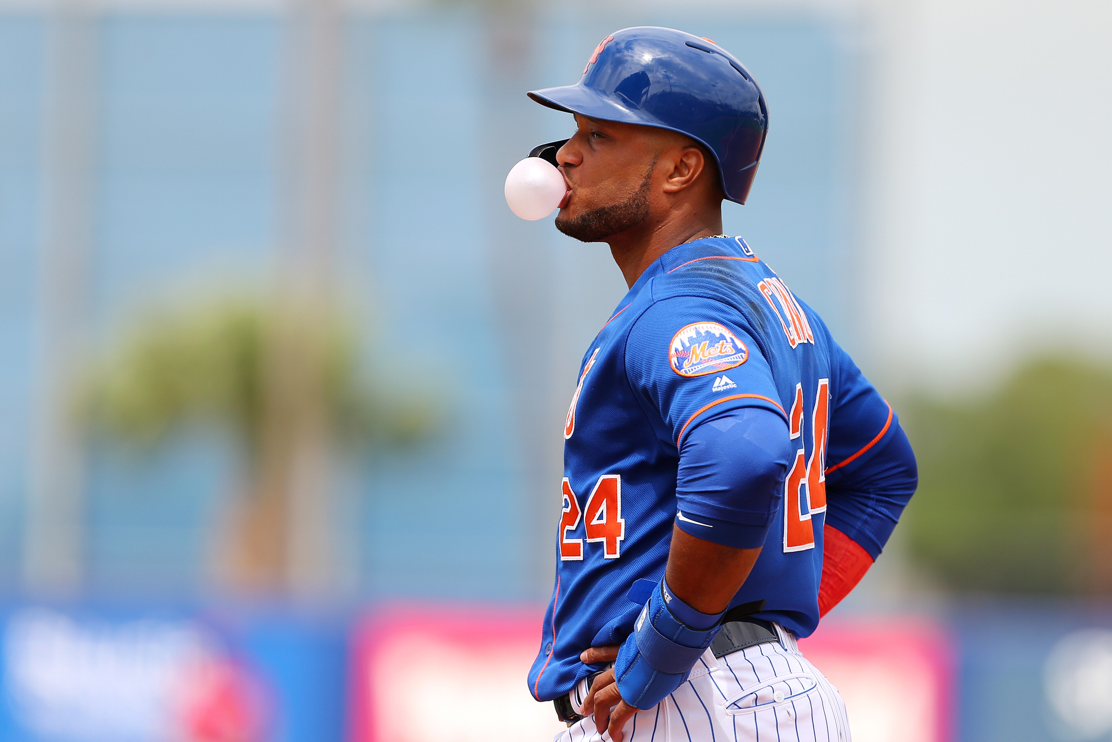 PORT ST. LUCIE, FL - MARCH 15: Robinson Cano #24 of the New York Mets during a spring training baseball game against of the Washington Nationals at First Data Field on March 15, 2019 in Port St. Lucie, Florida. The Nationals defeated the Mets 11-3. (Photo PORT ST. LUCIE, FL - MARCH 15: Robinson Cano #24 of the New York Mets during a spring training baseball game against of the Washington Nationals at First Data Field on March 15, 2019 in Port St. Lucie, Florida. The Nationals defeated the Mets 11-3. (Photo